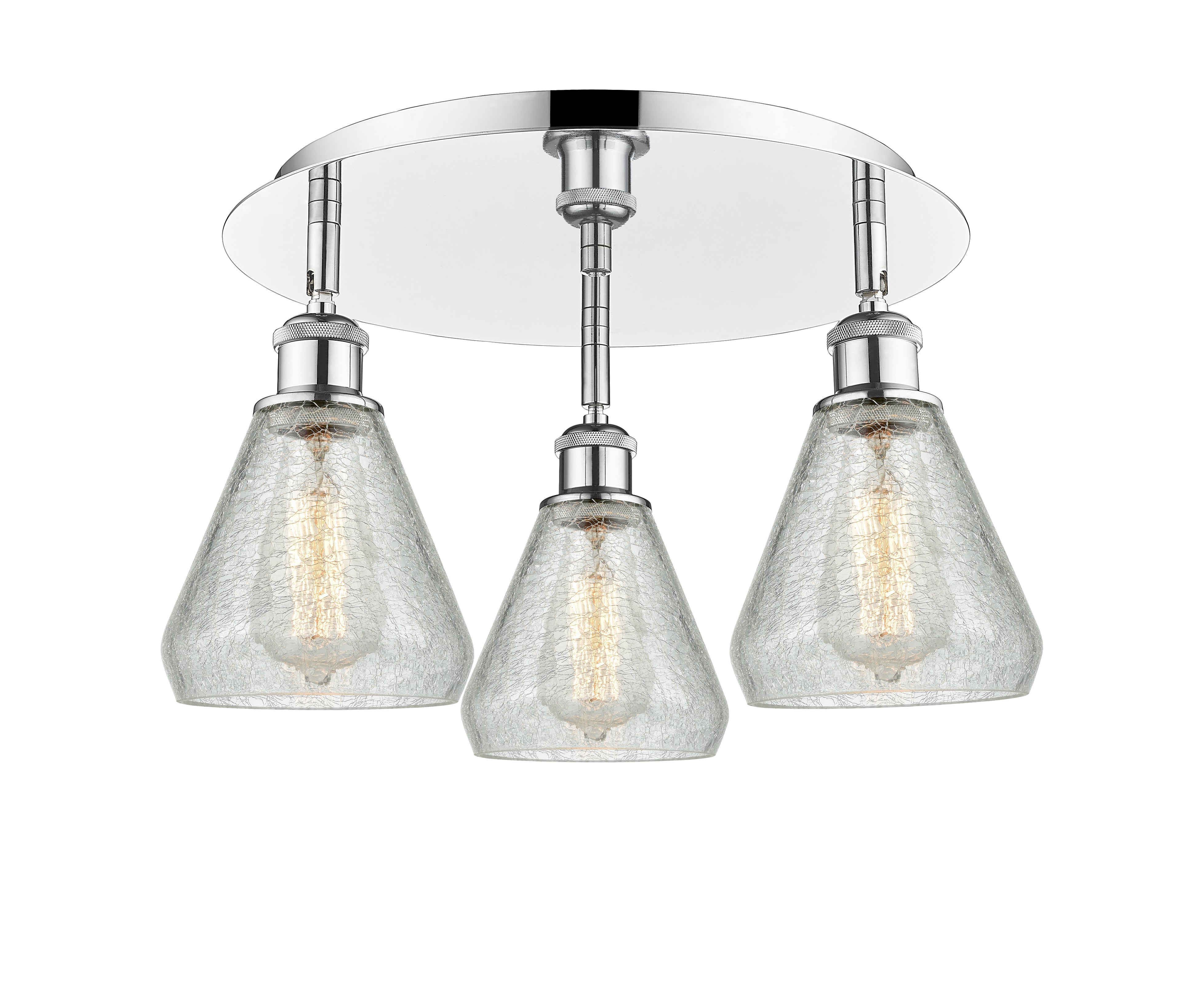 Ballston Semi-Flush Mount Satin Nickel