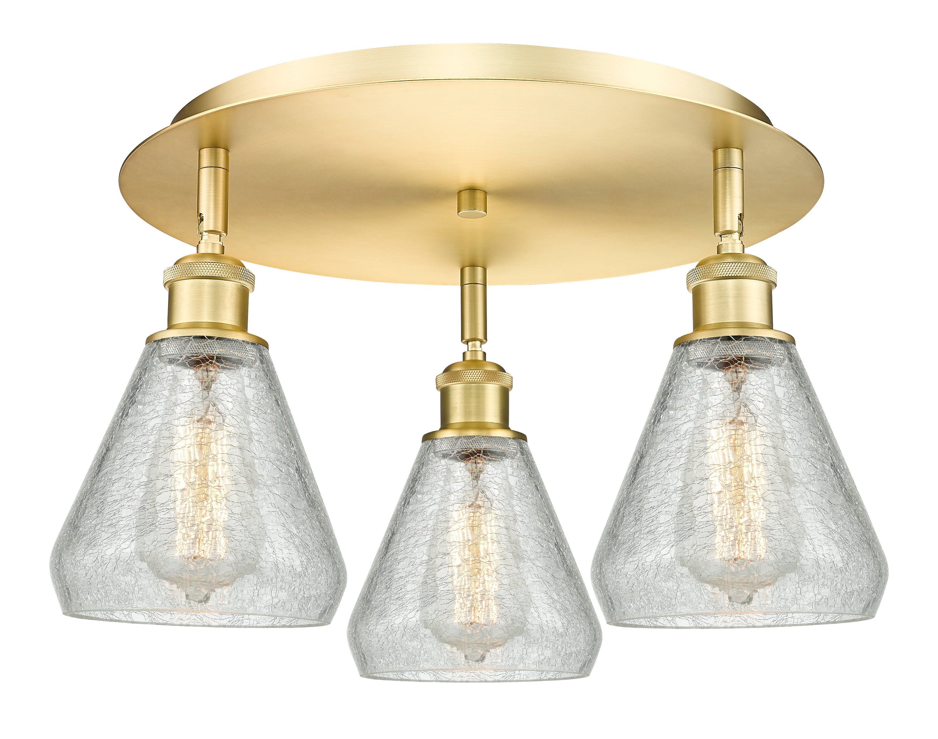 Ballston Semi-Flush Mount Satin Nickel