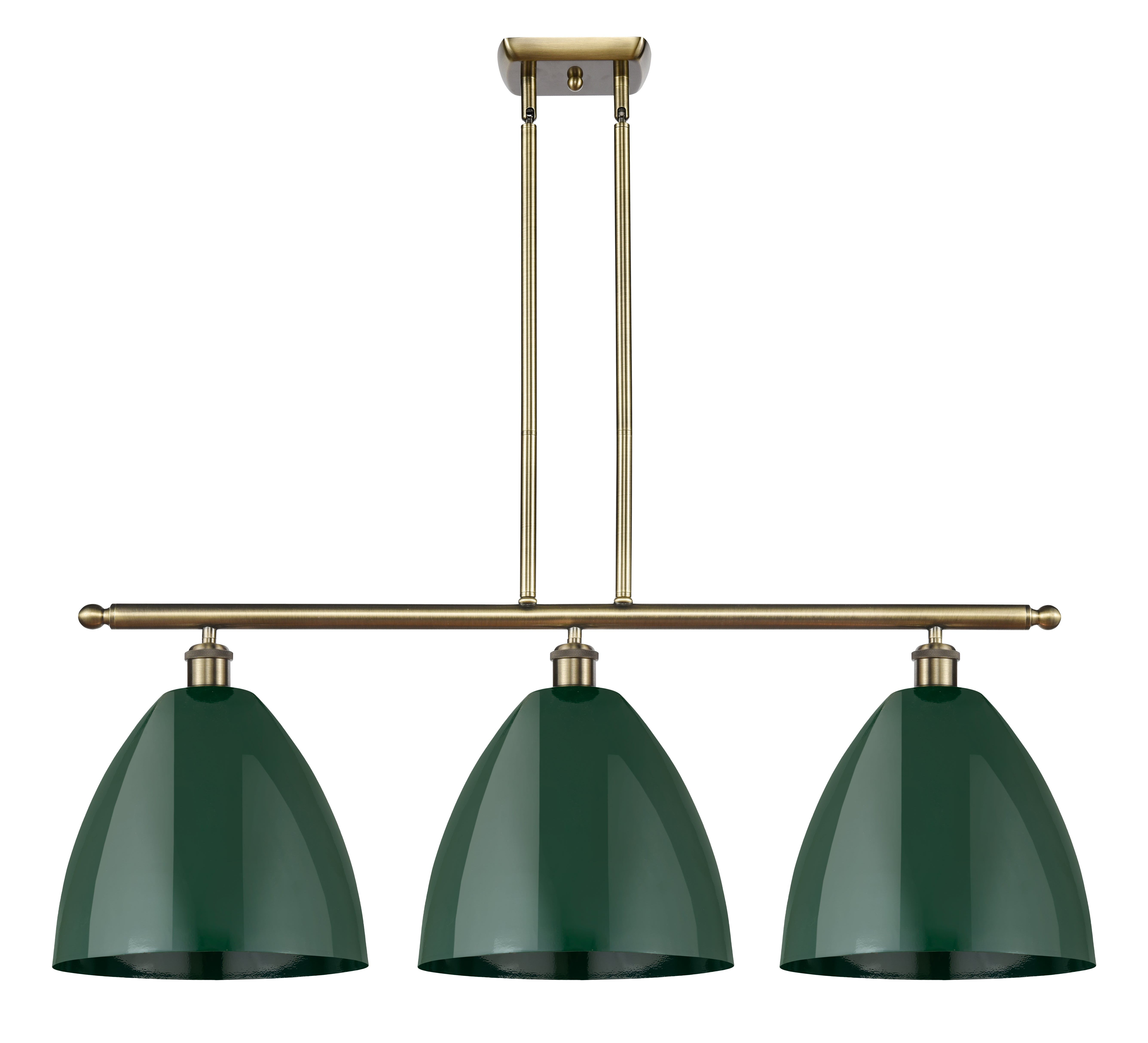 Ballston Island Light Cast Brass Finish