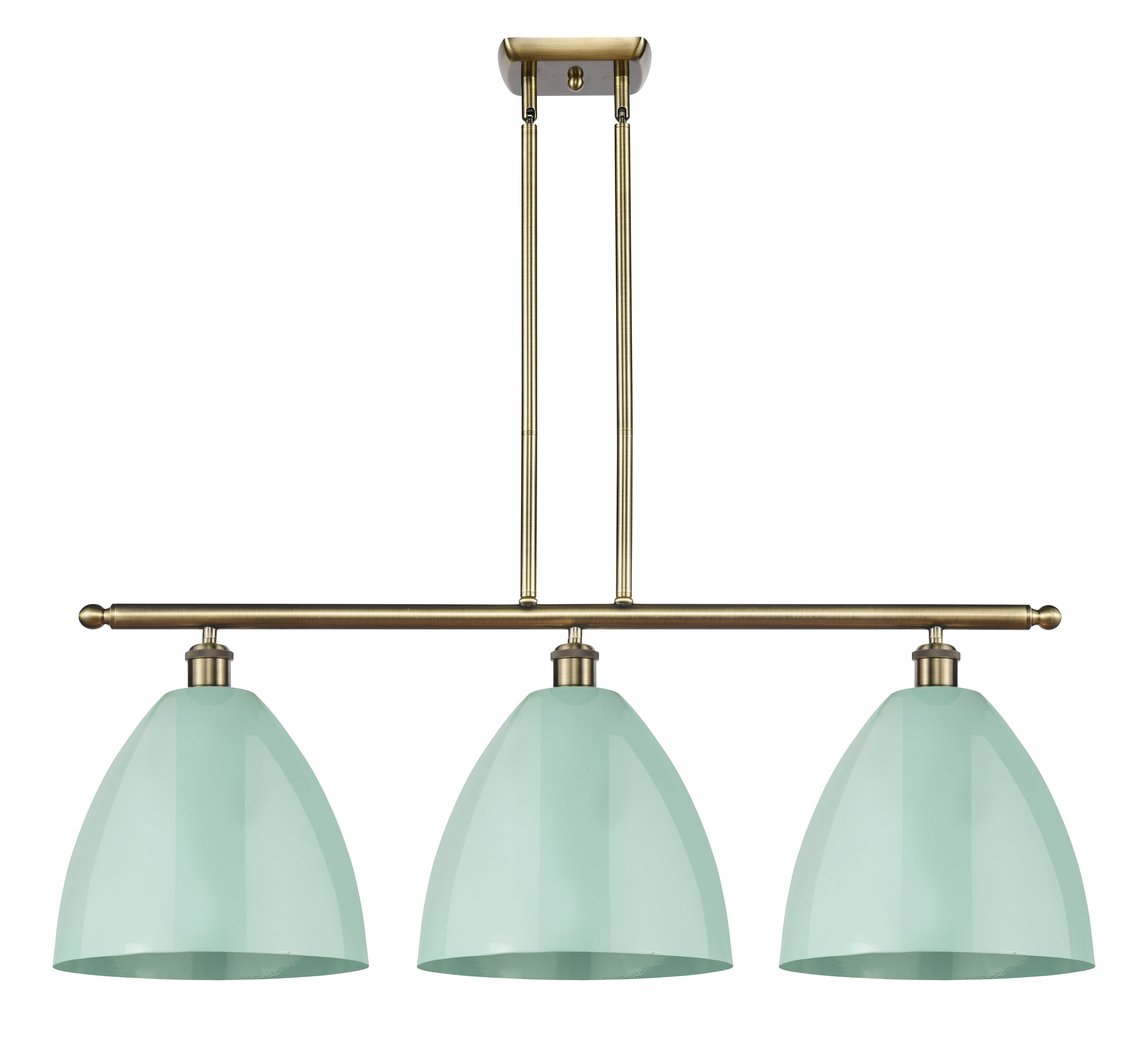 Ballston Island Light Cast Brass Finish