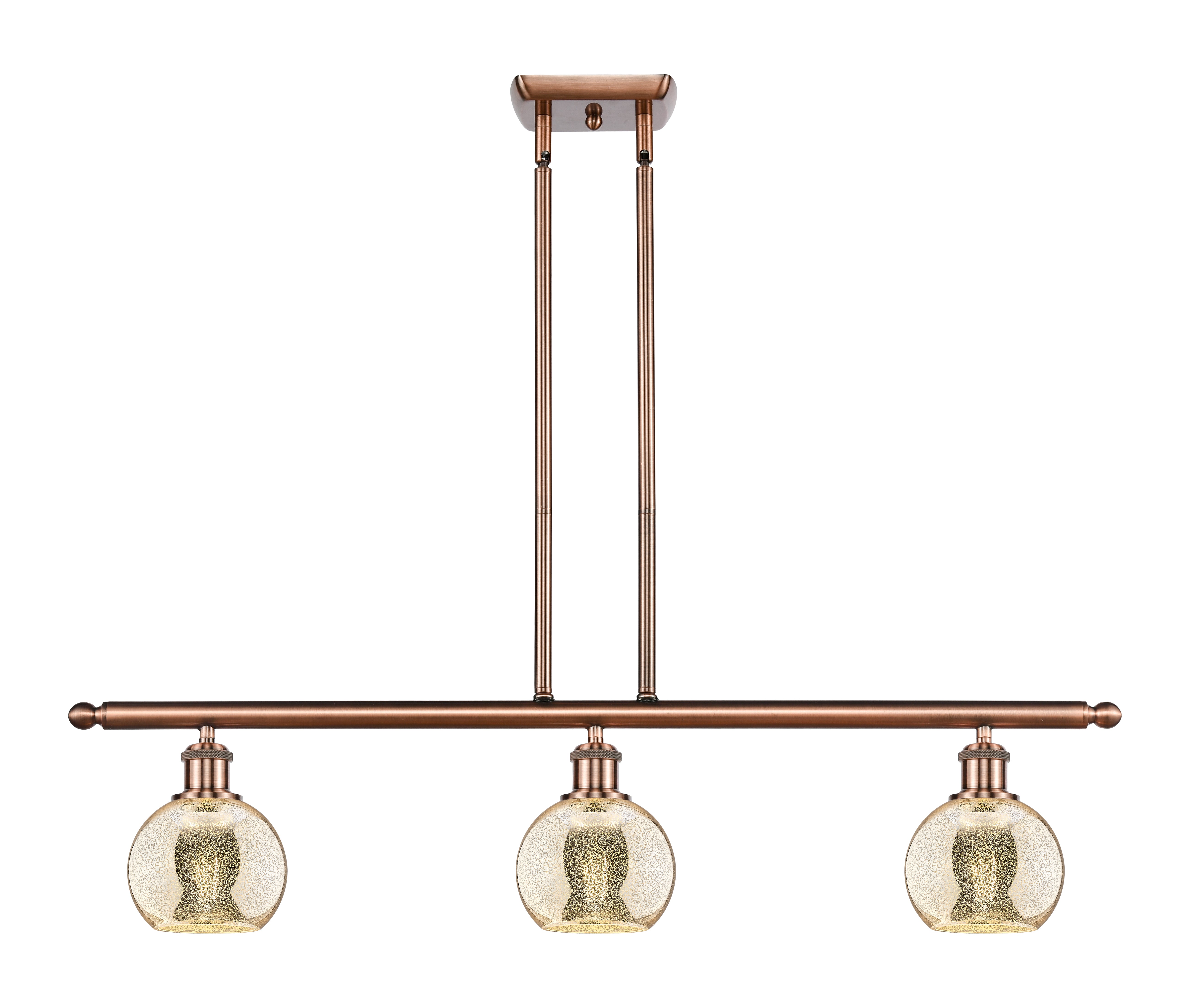 Ballston Island Light Cast Brass Finish