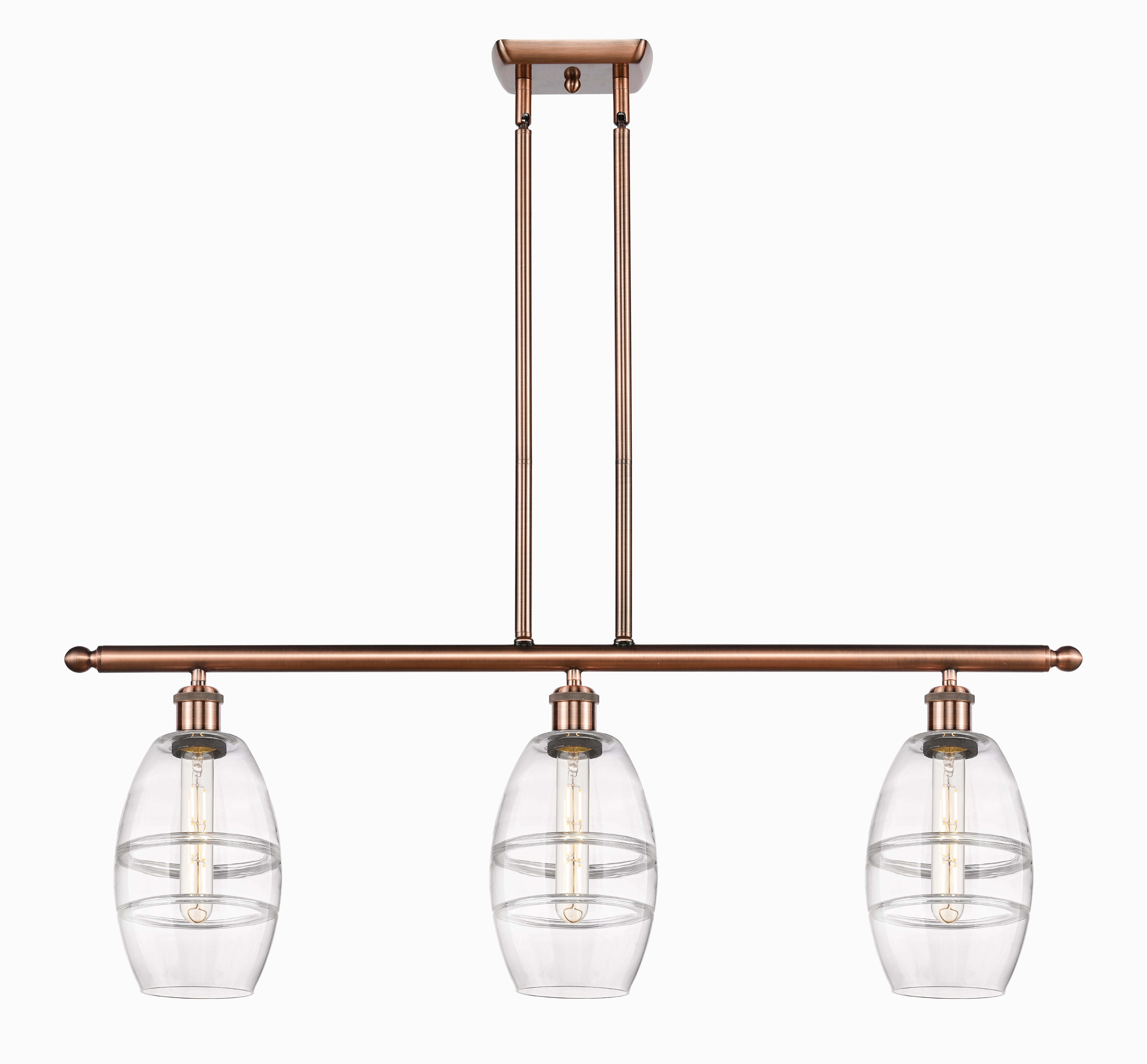 Ballston Island Light Cast Brass Finish