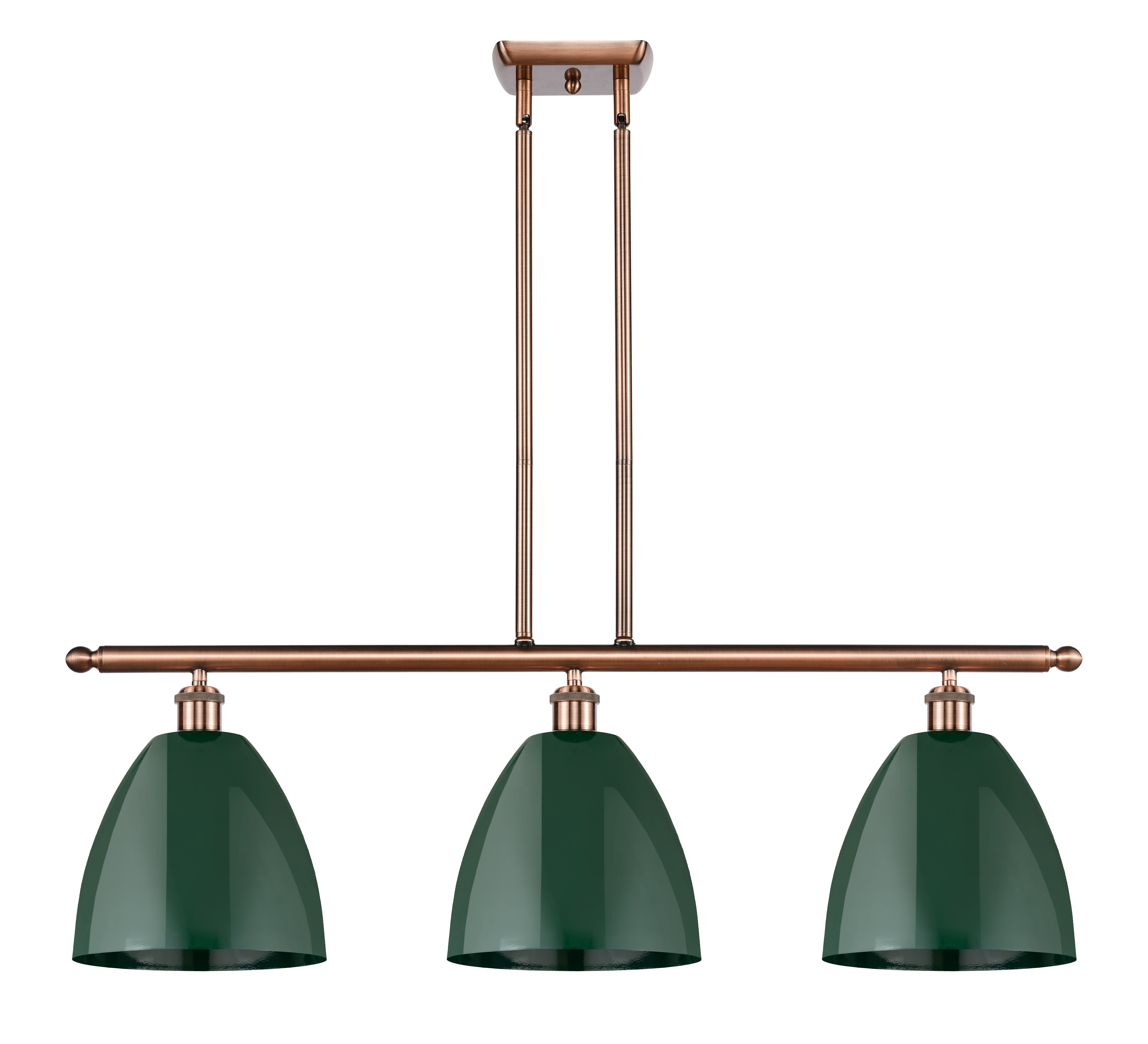 Ballston Island Light Cast Brass Dimmable