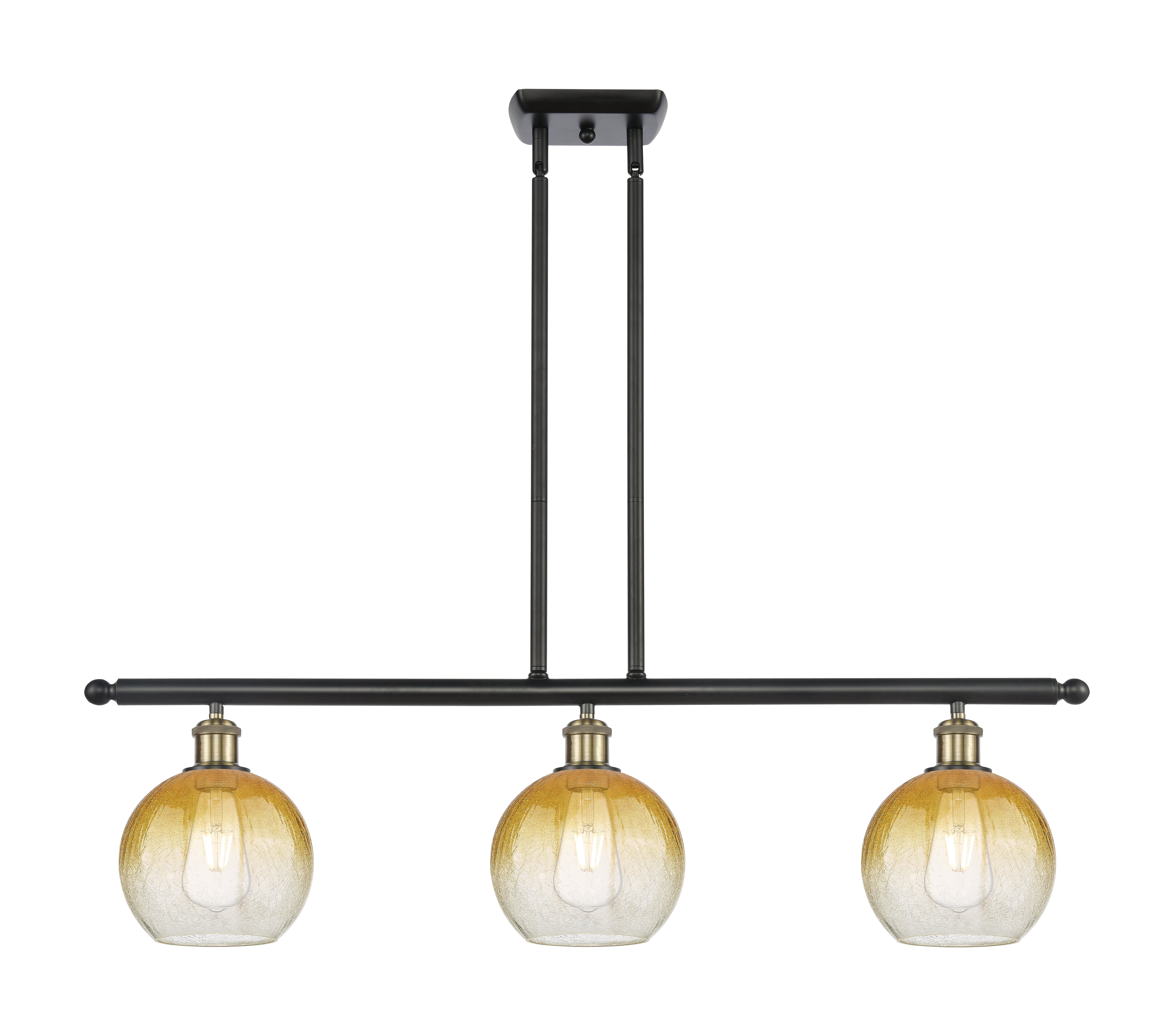 Ballston Island Light Cast Brass Finish