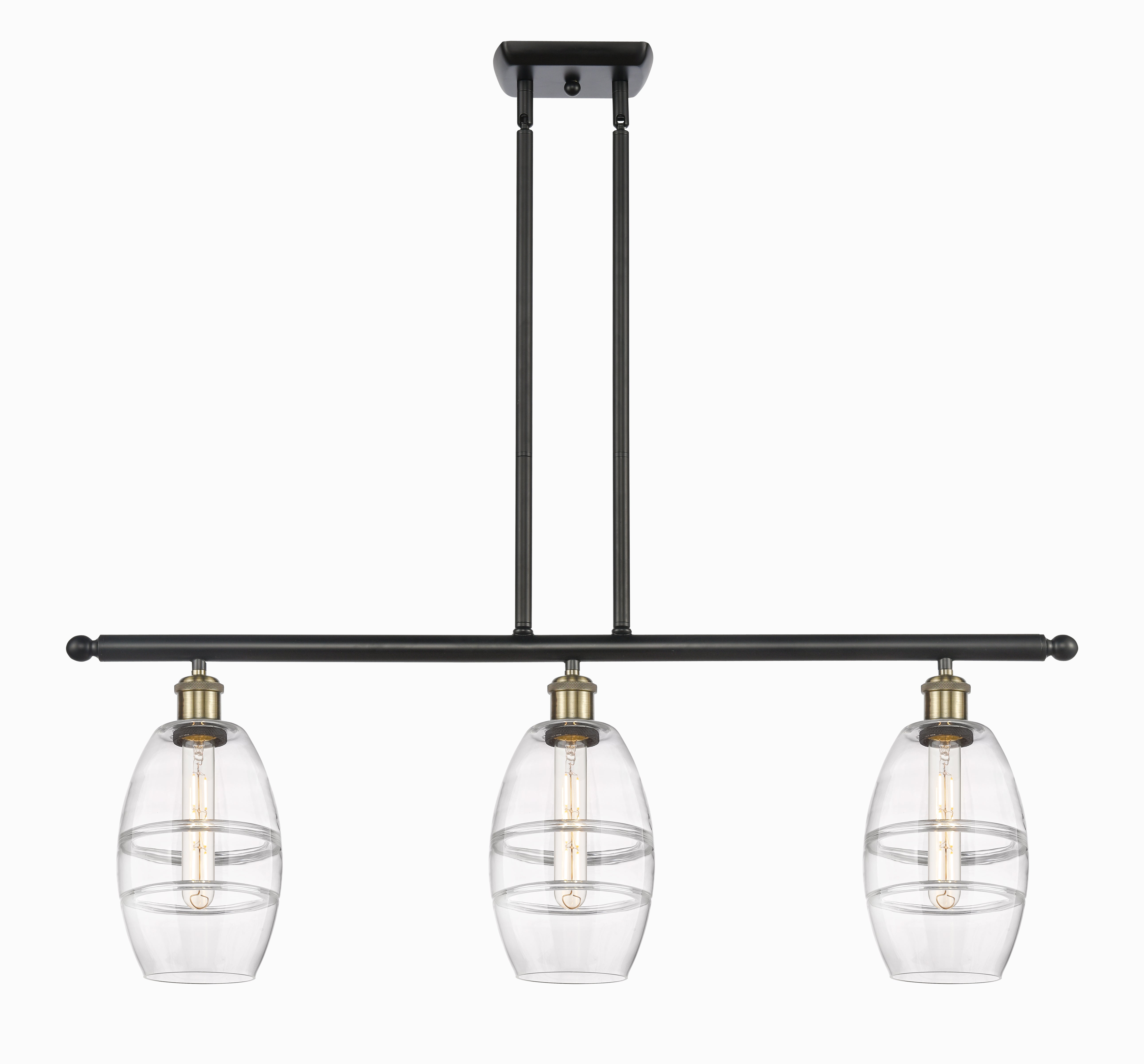 Ballston Island Light Cast Brass Finish