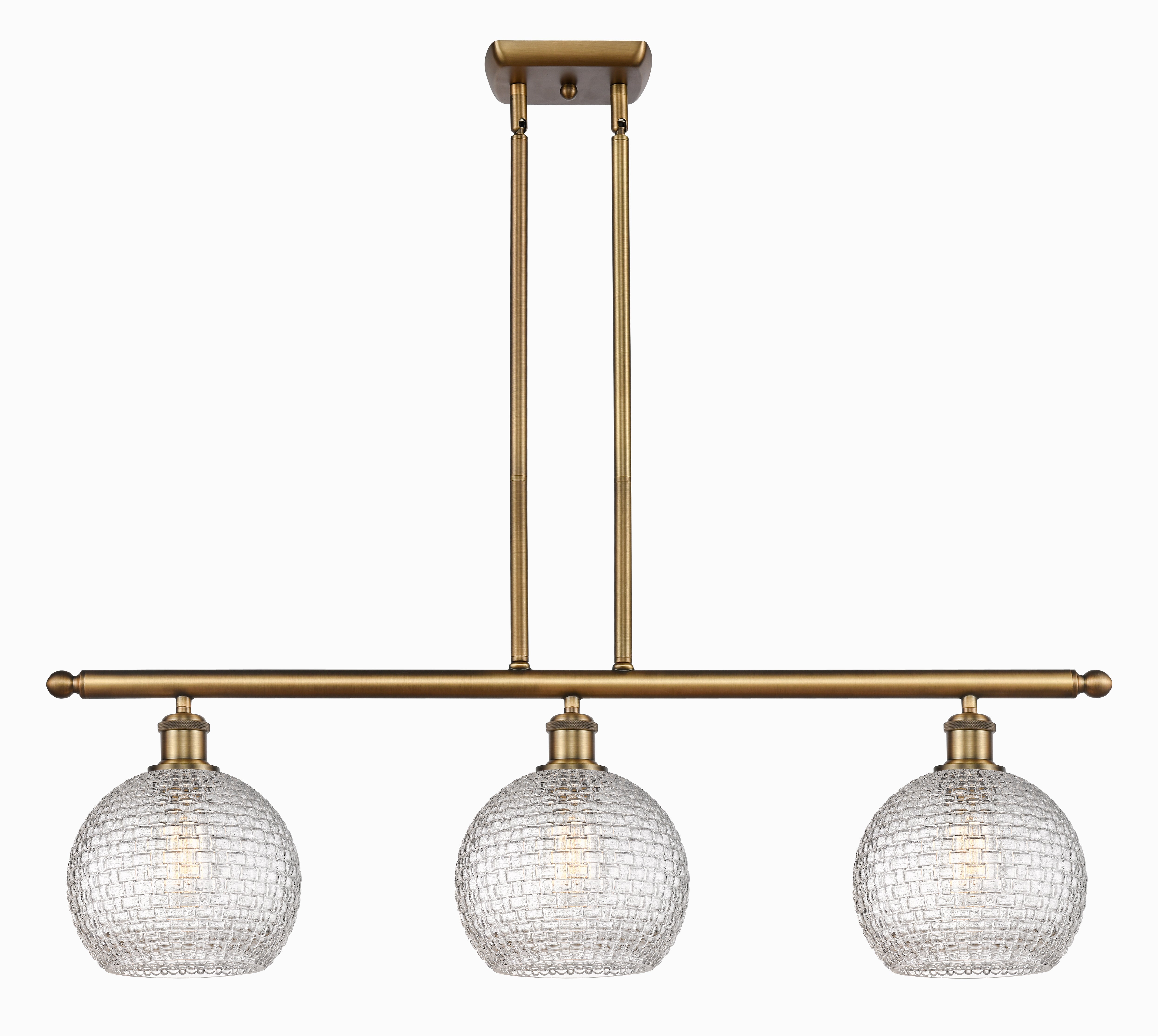 Ballston Island Light Steel Cast Brass