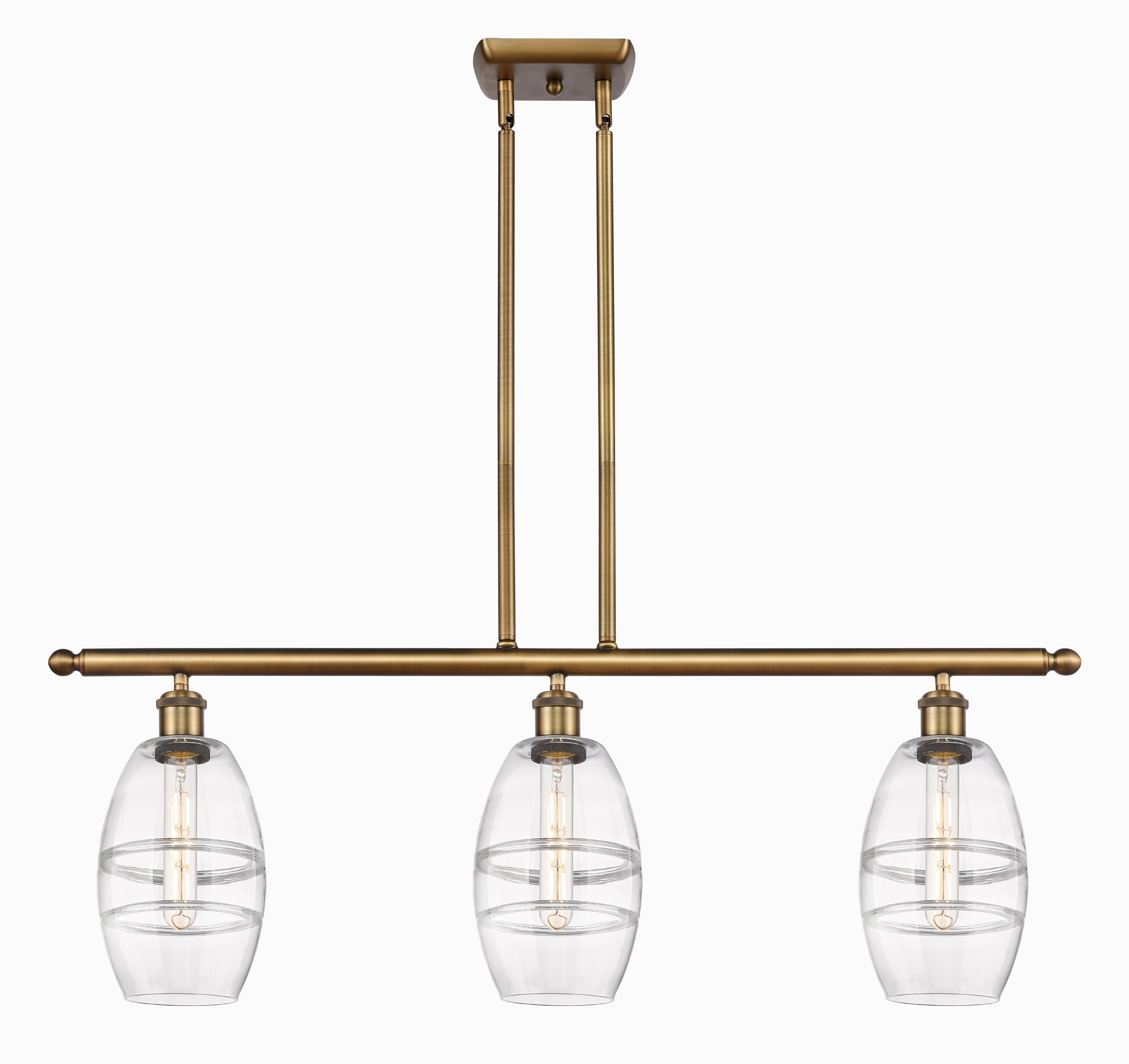 Ballston Island Light Cast Brass Finish