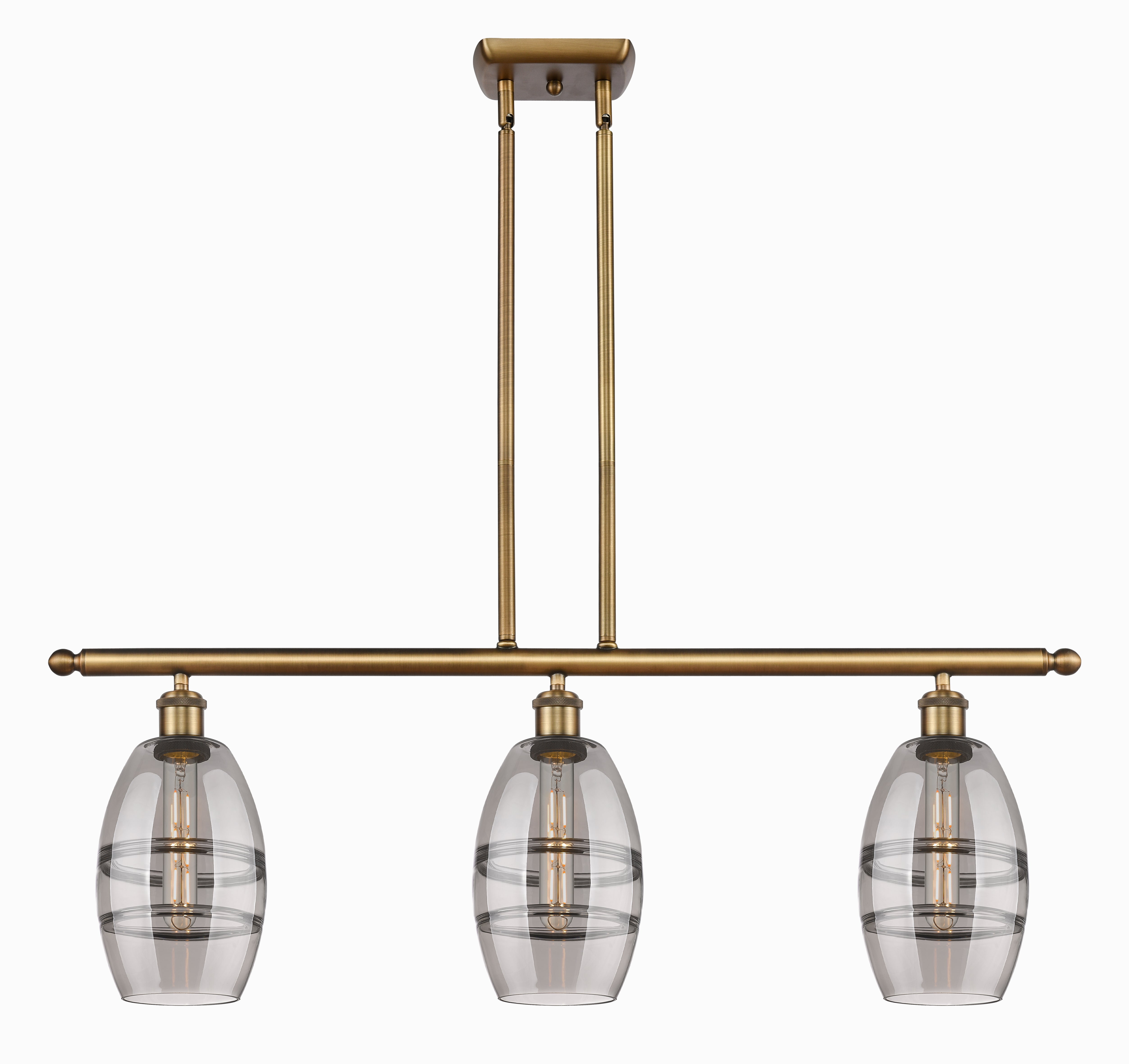 Ballston Island Light Cast Brass Finish
