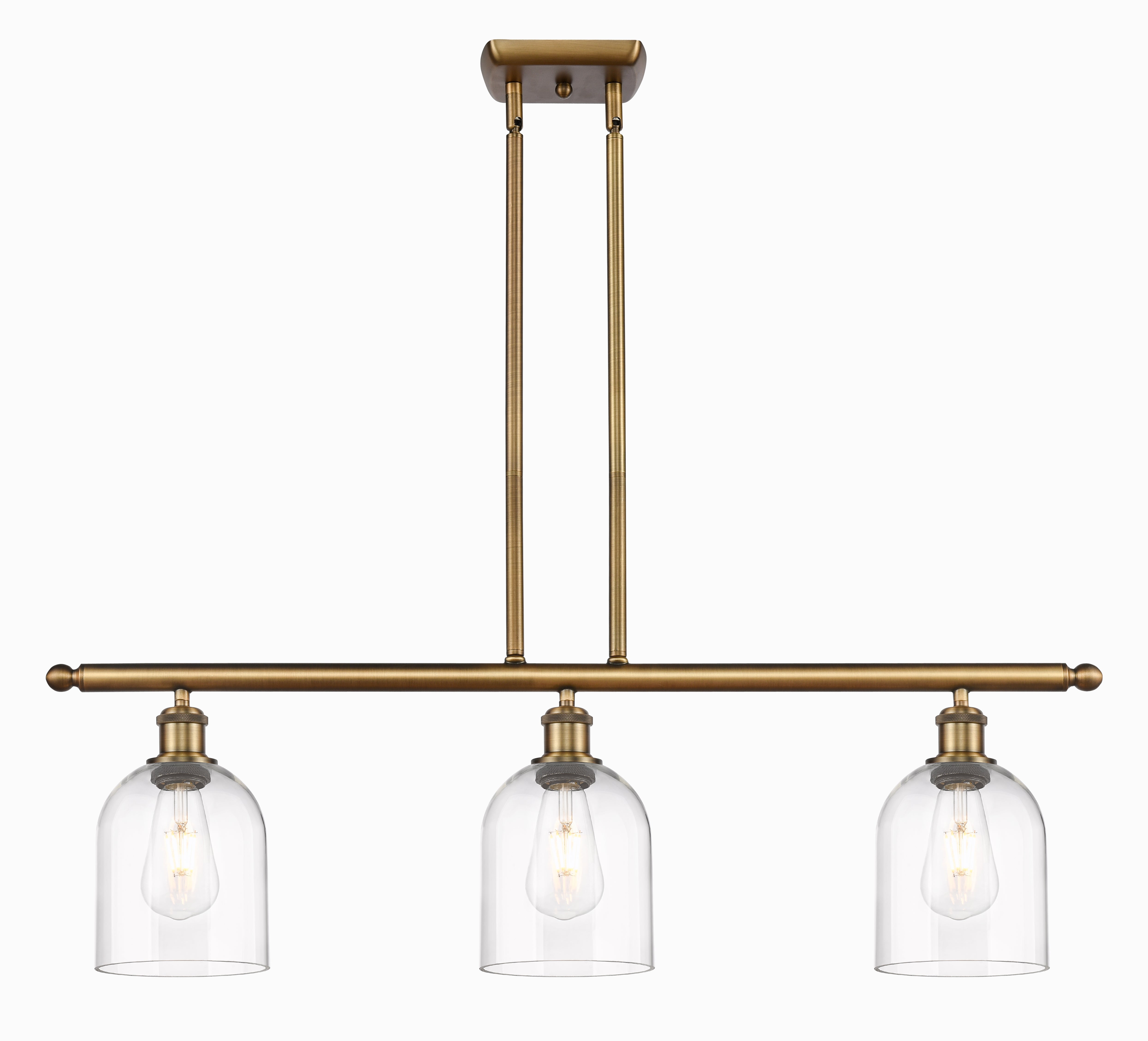 Ballston Island Light 10 Inch Cast Brass