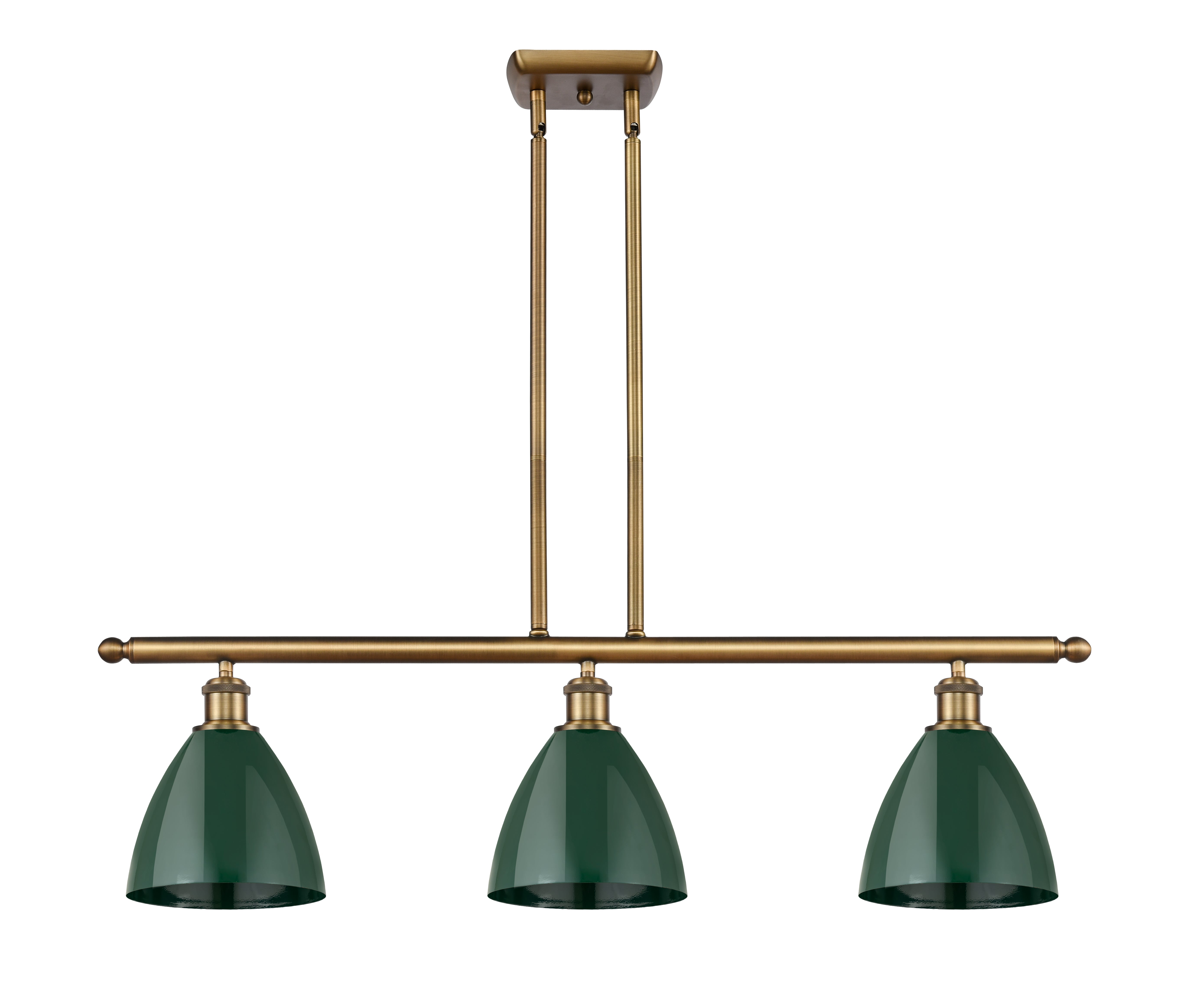 Ballston Island Light Cast Steel Brass