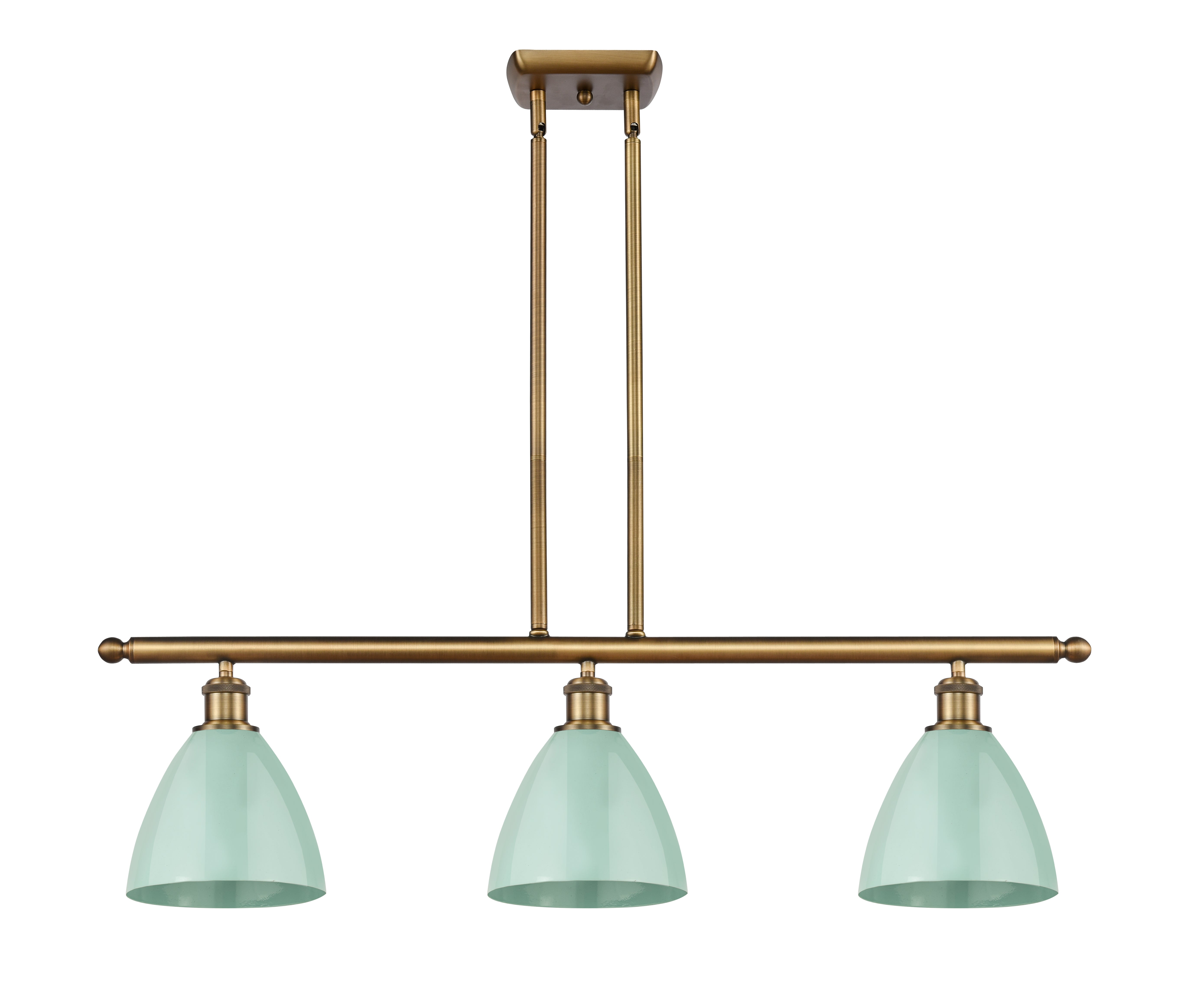 Ballston Island Light Cast Steel Brass