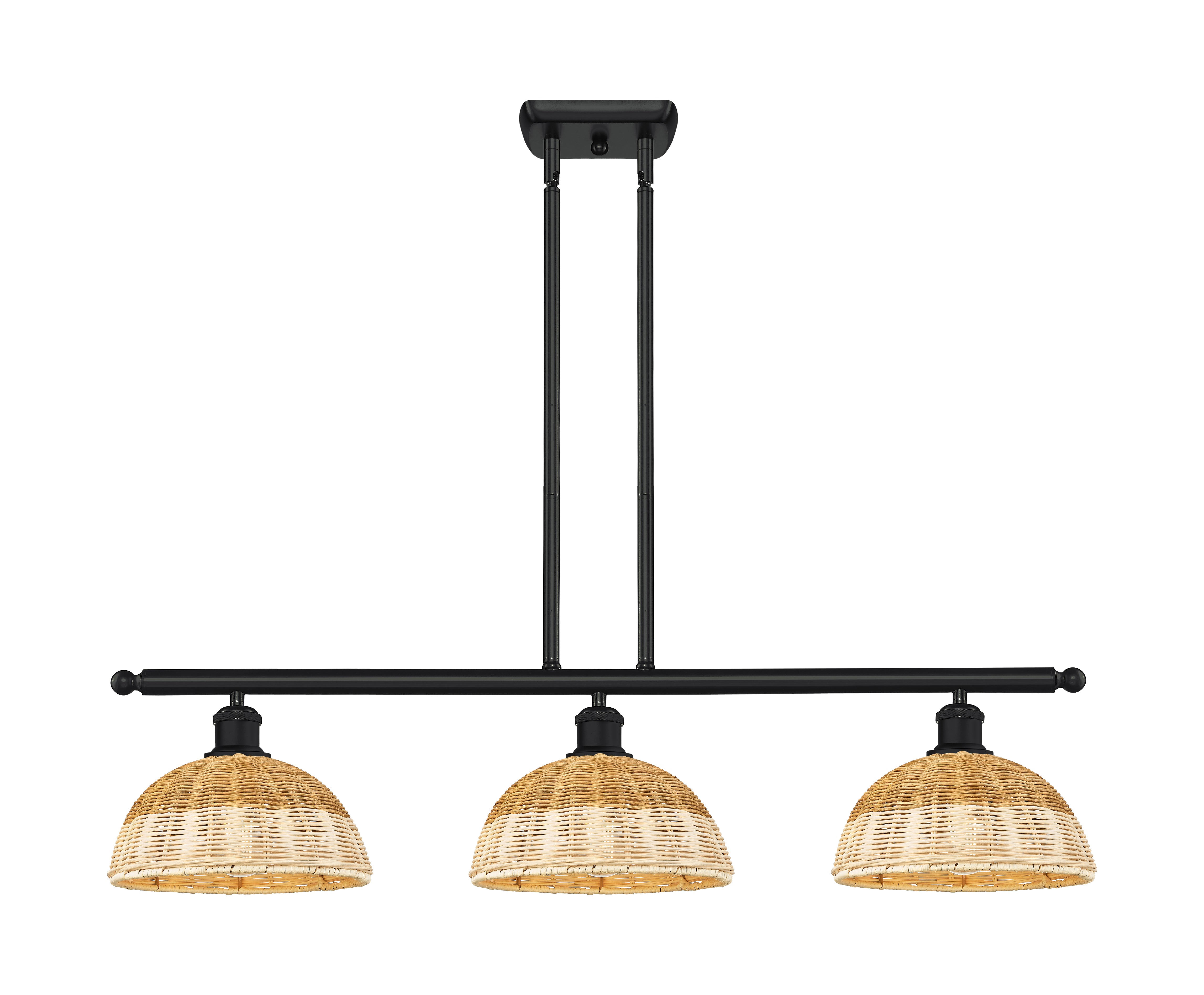 Ballston Island Light Cast Brass Modern Glass