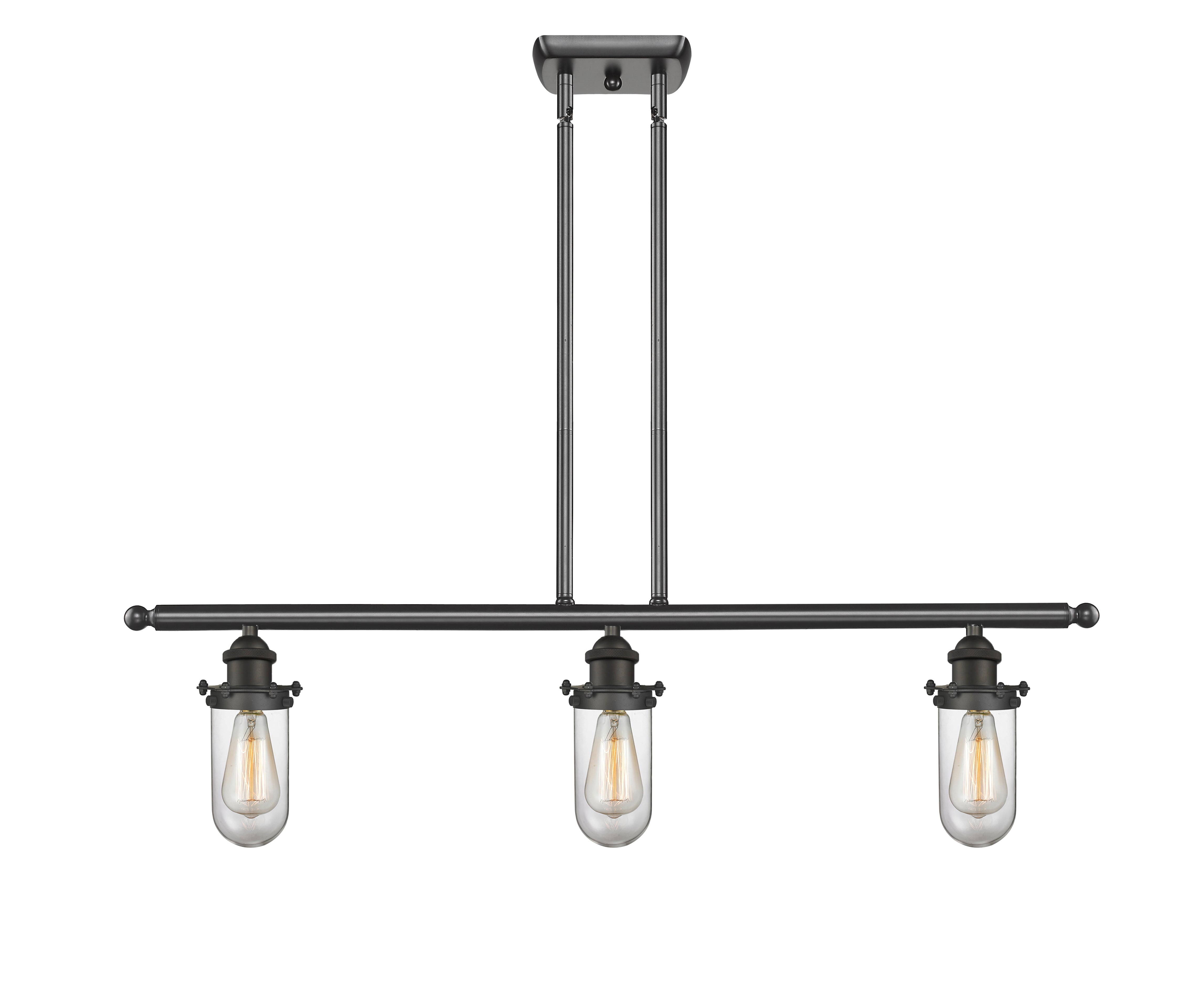 Austere Island Light Cast Brass Steel Glass