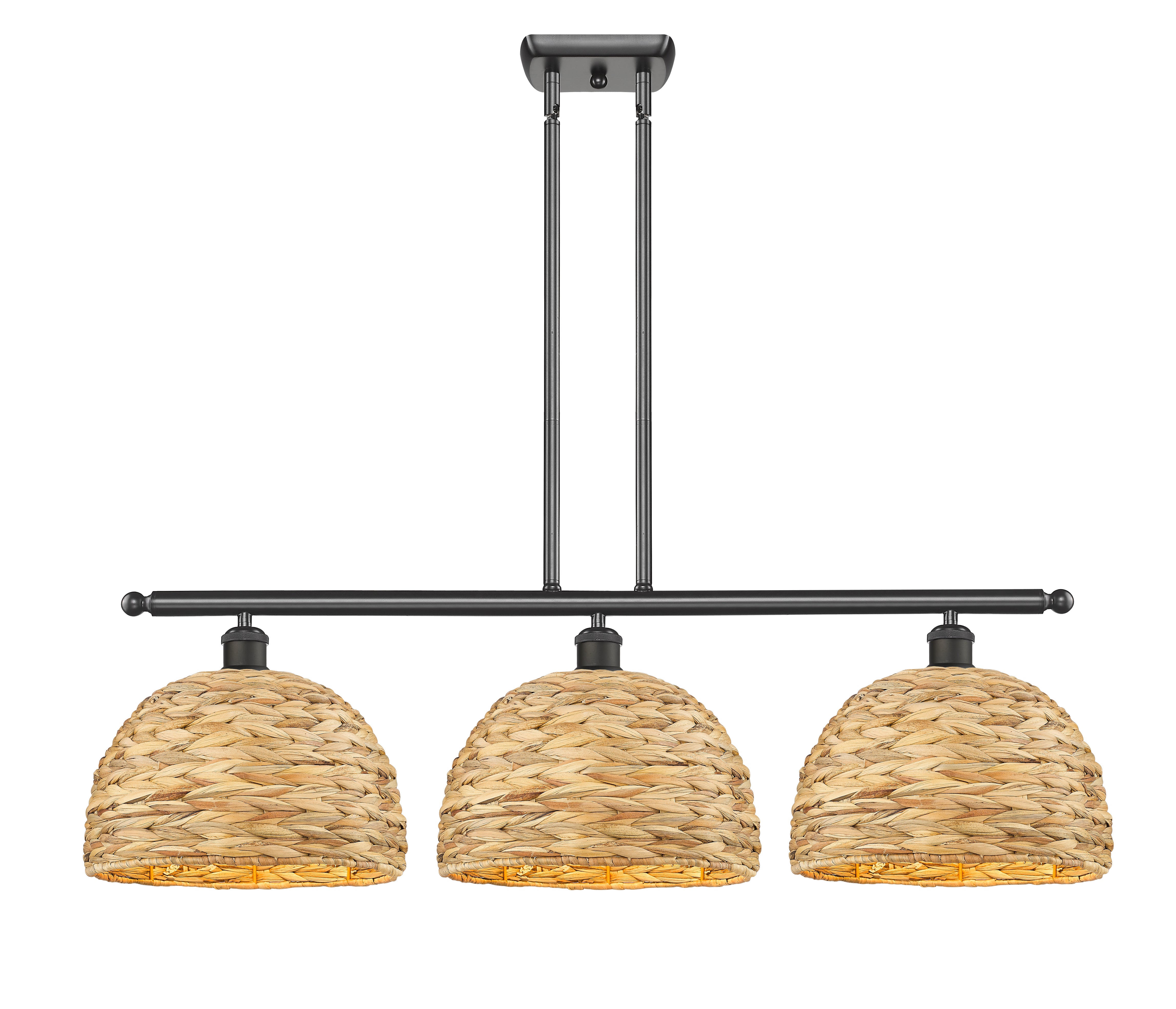 Ballston Island Light Cast Brass Woven