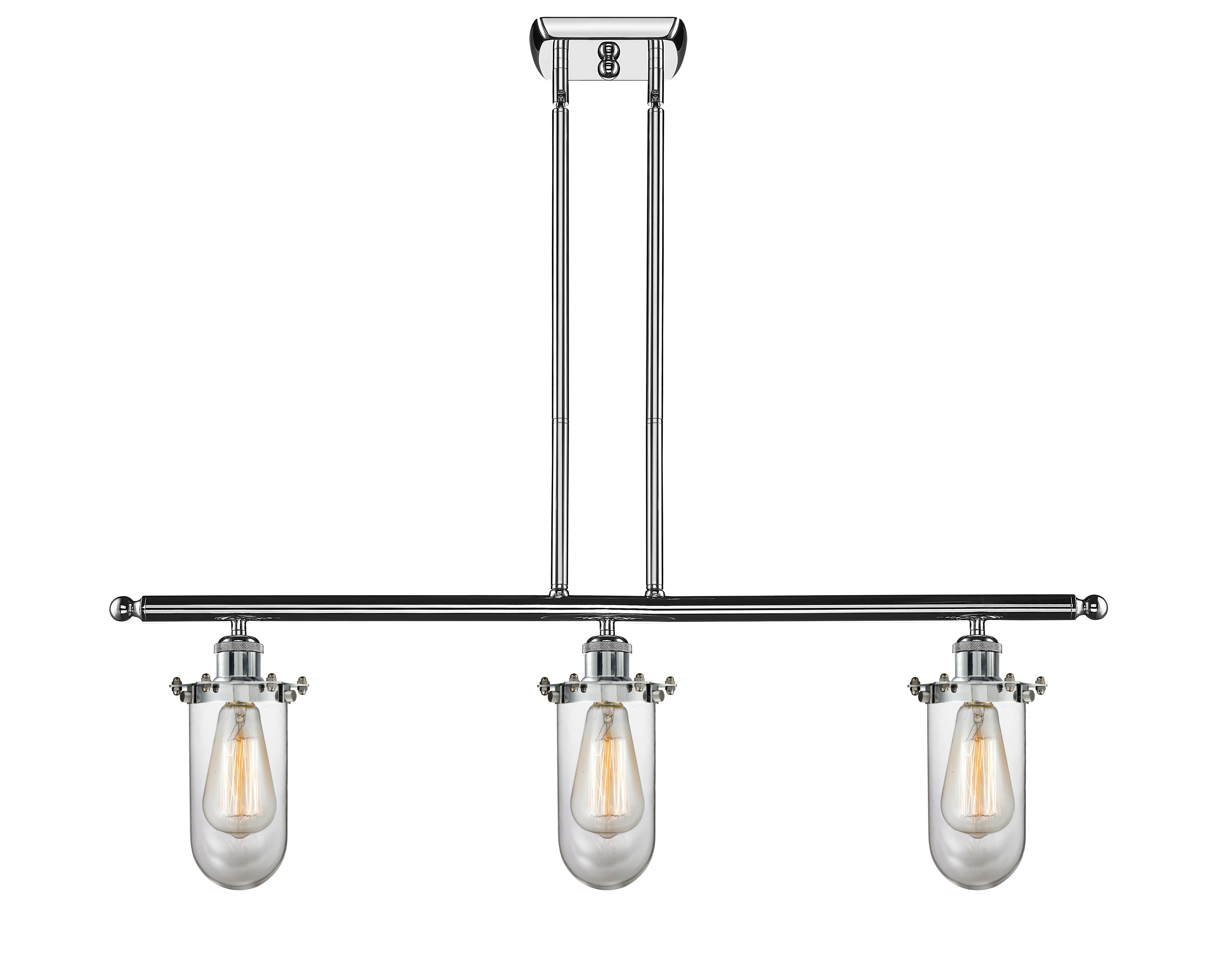 Austere Island Light Cast Brass Steel Glass