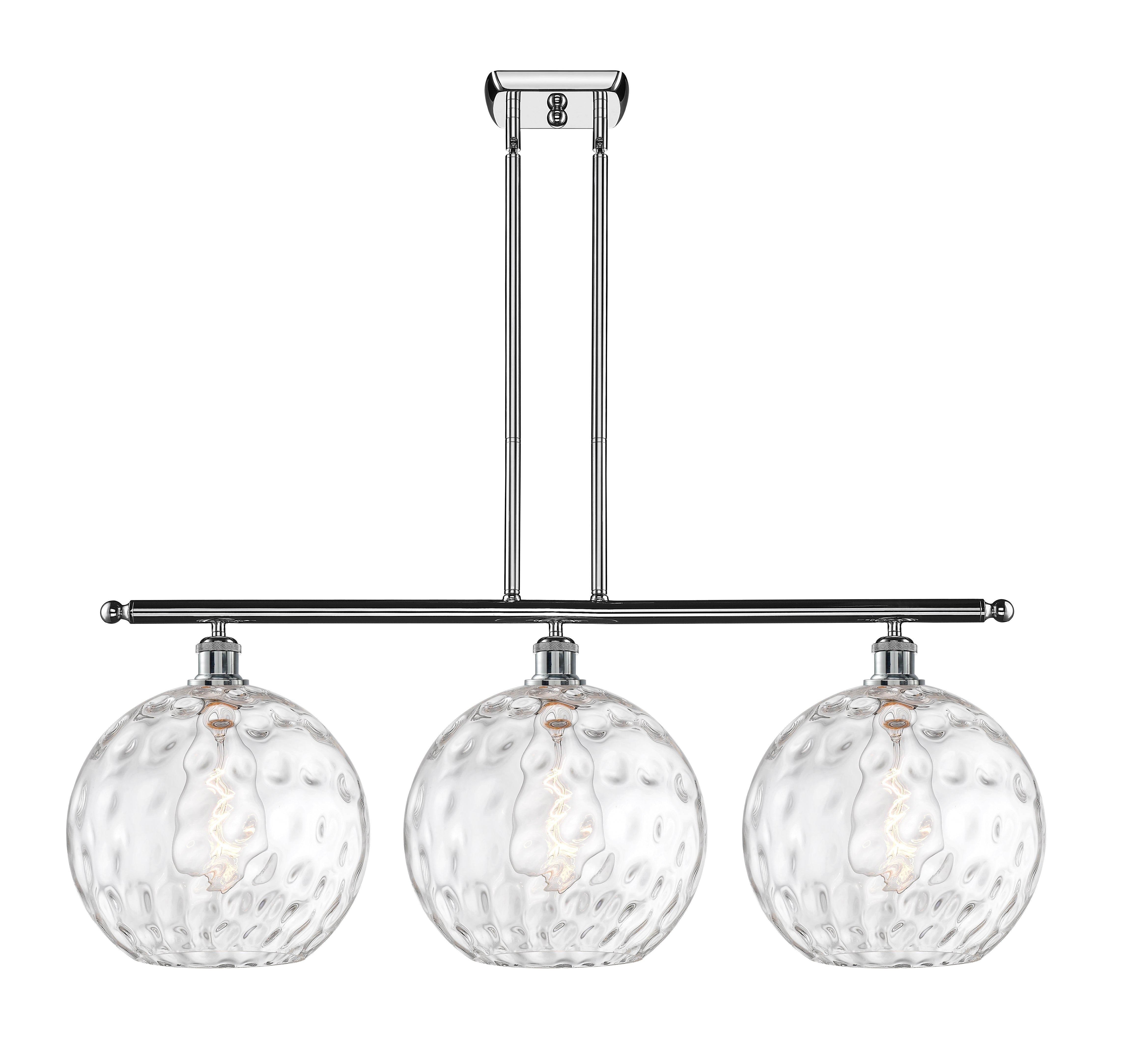 Ballston Island Light Cast Brass Glass