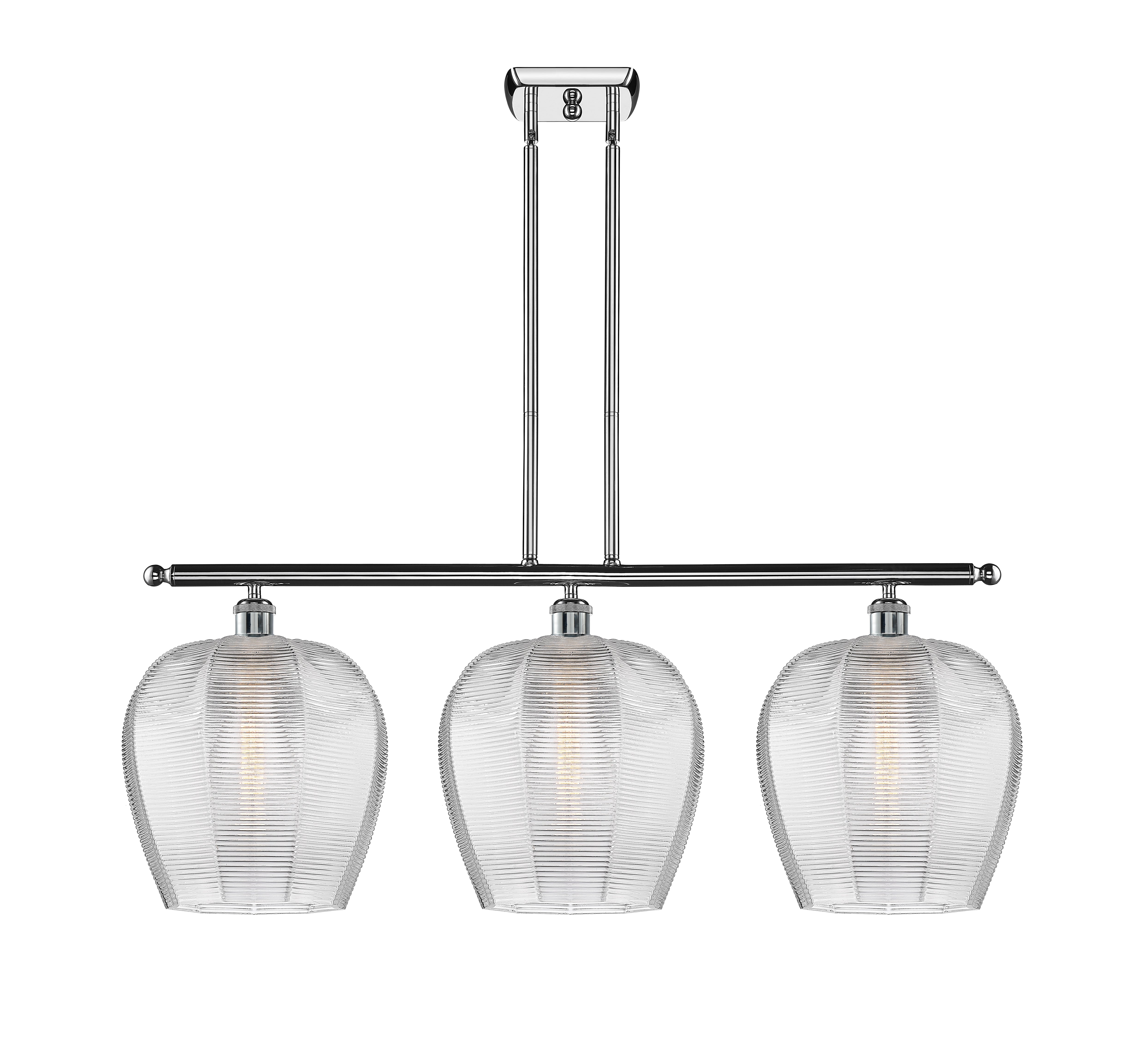 Ballston Island Light Cast Brass Finish