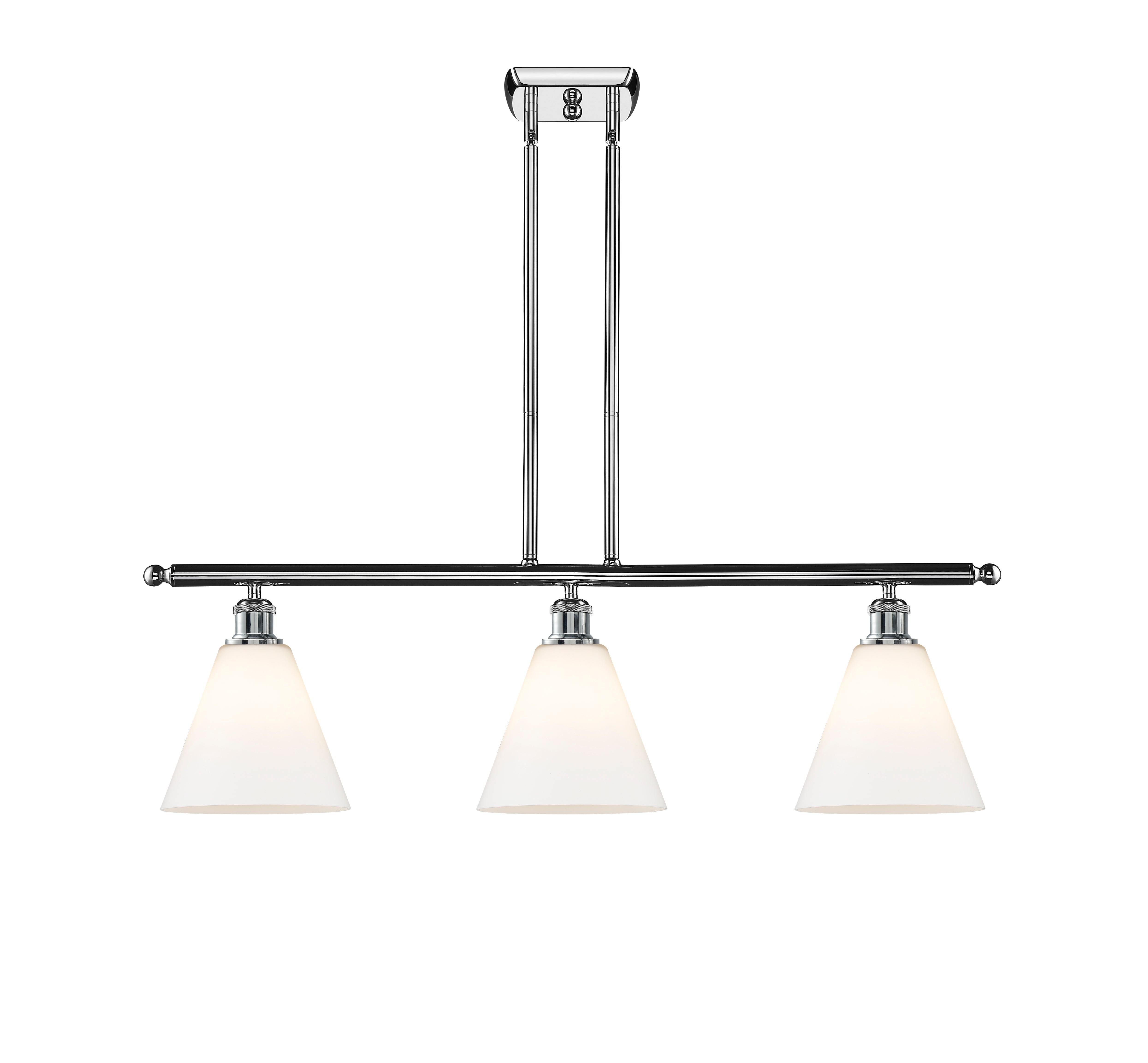 Ballston Island Light Cast Brass Steel Glass