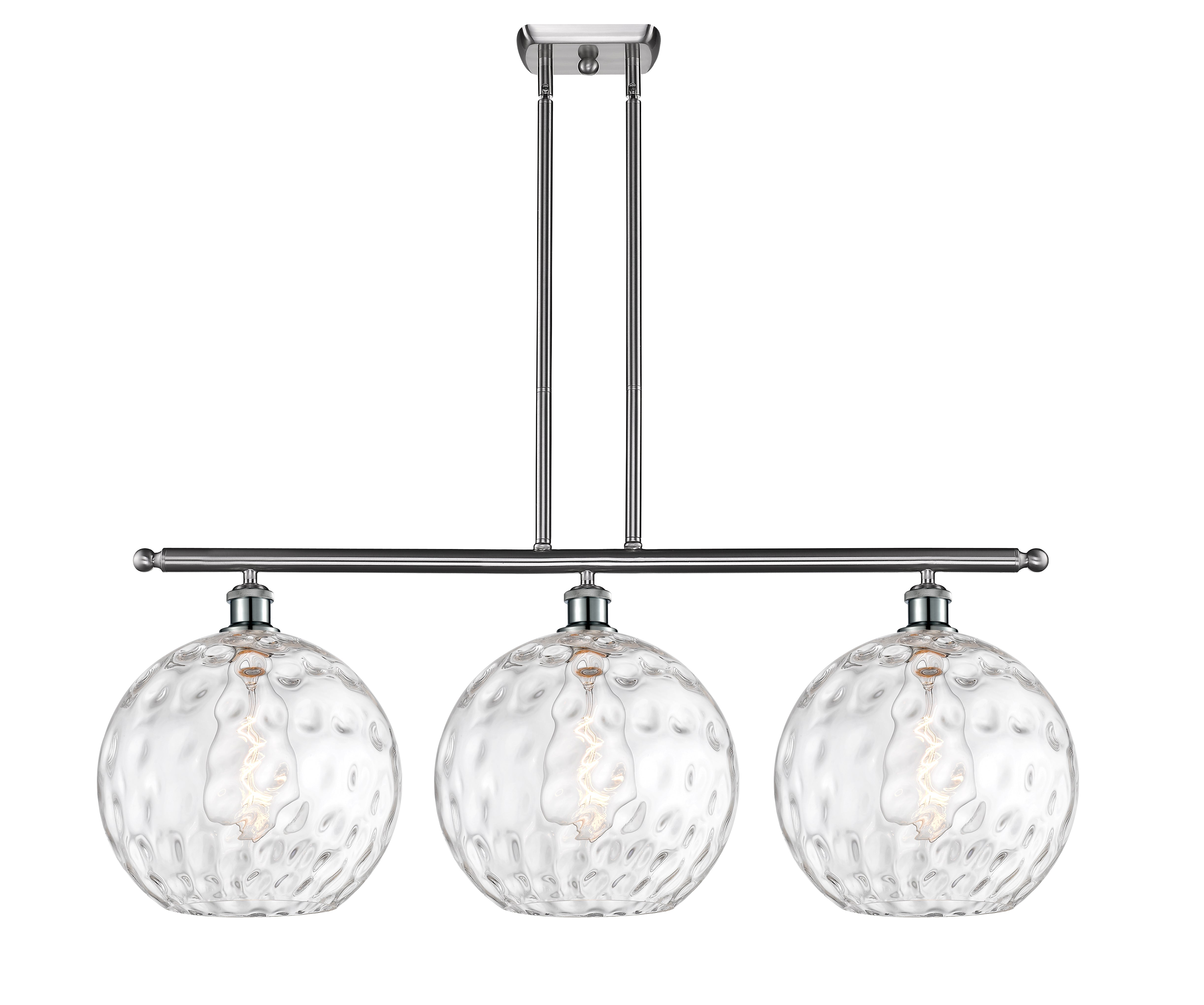Ballston Island Light Cast Brass Glass