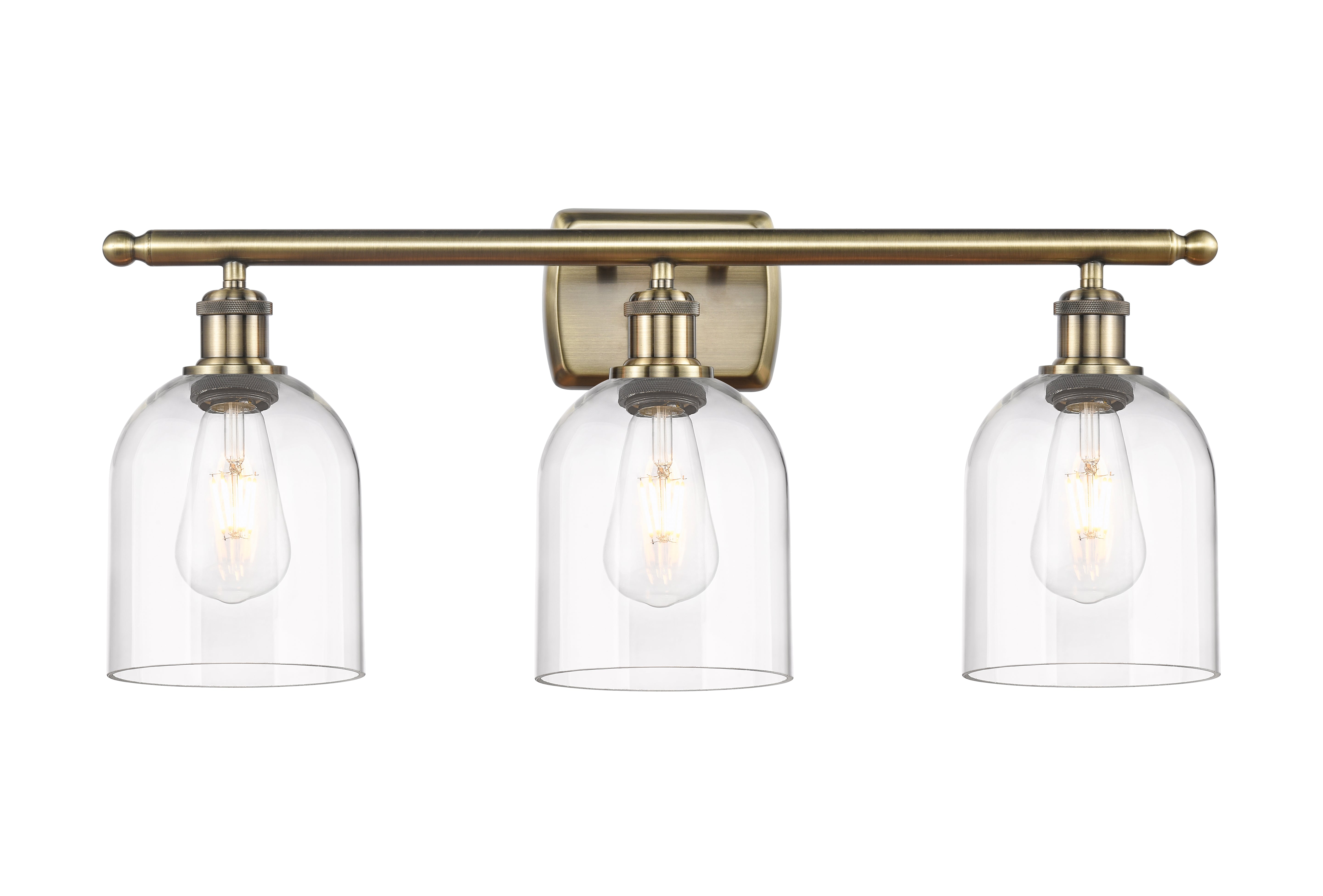 Ballston Bath Vanity Light Cast Brass Finish
