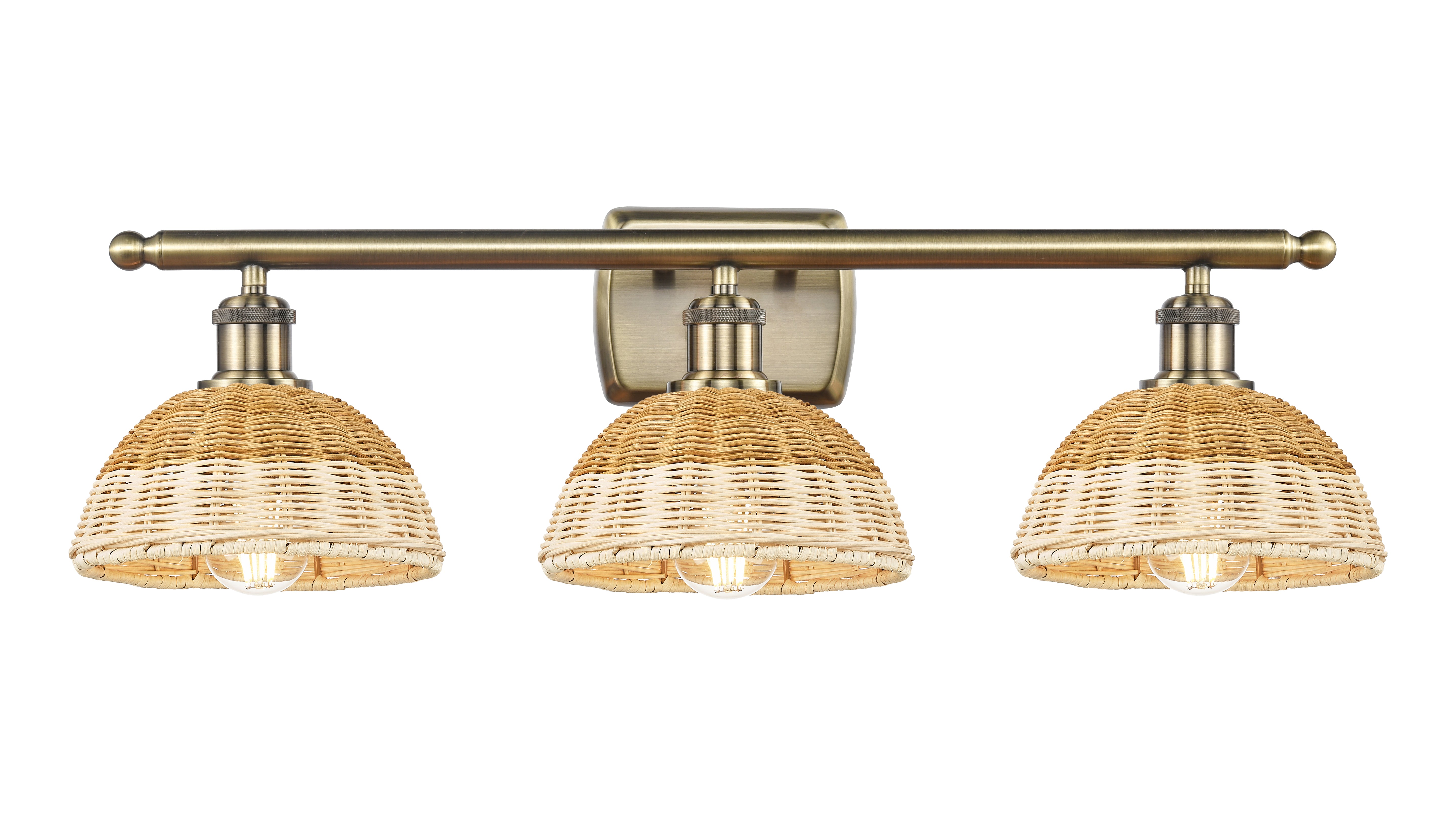 Ballston Vanity Light Cast Brass Finish