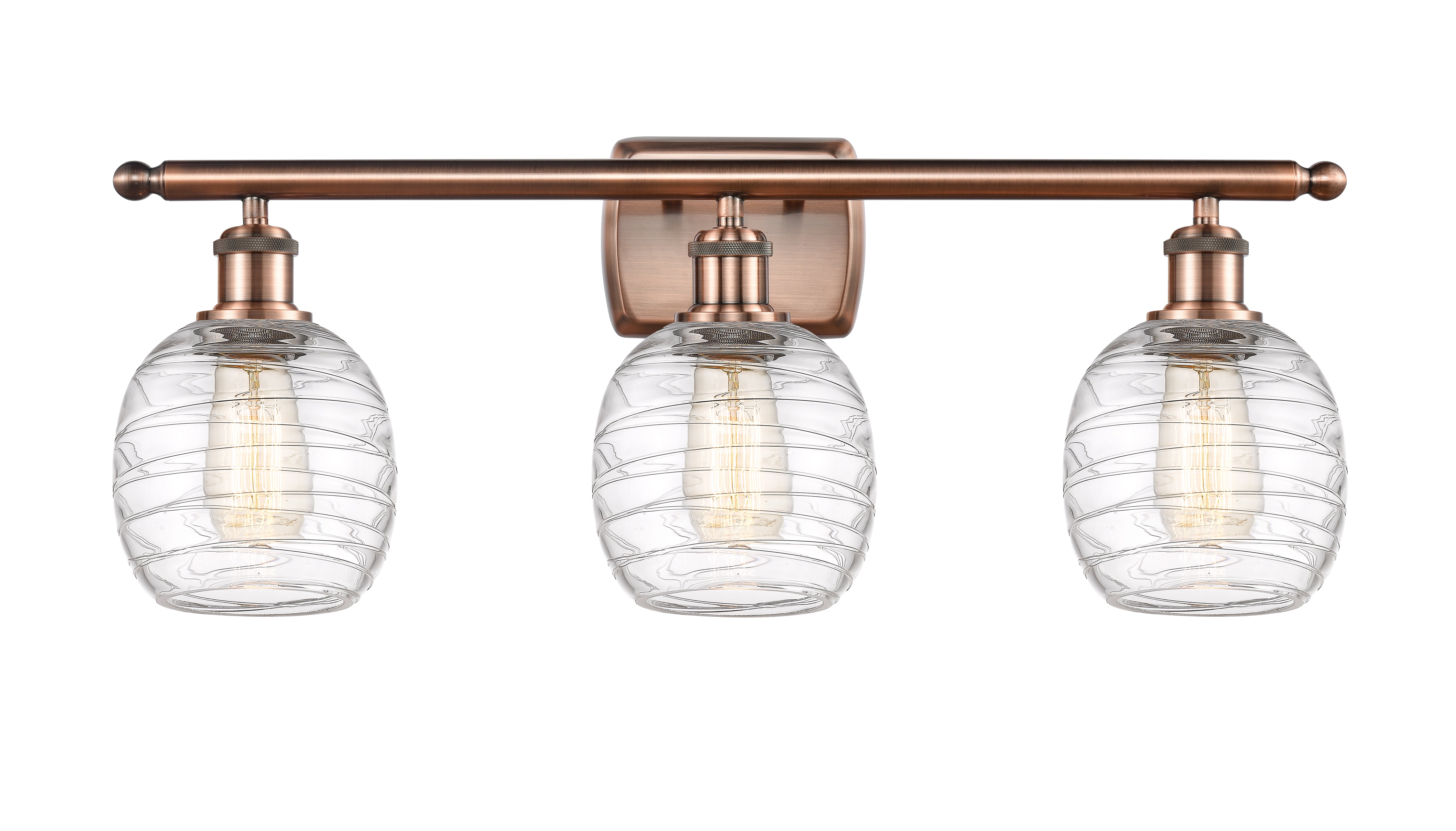 Ballston Bath Vanity Light Steel Cast Glass