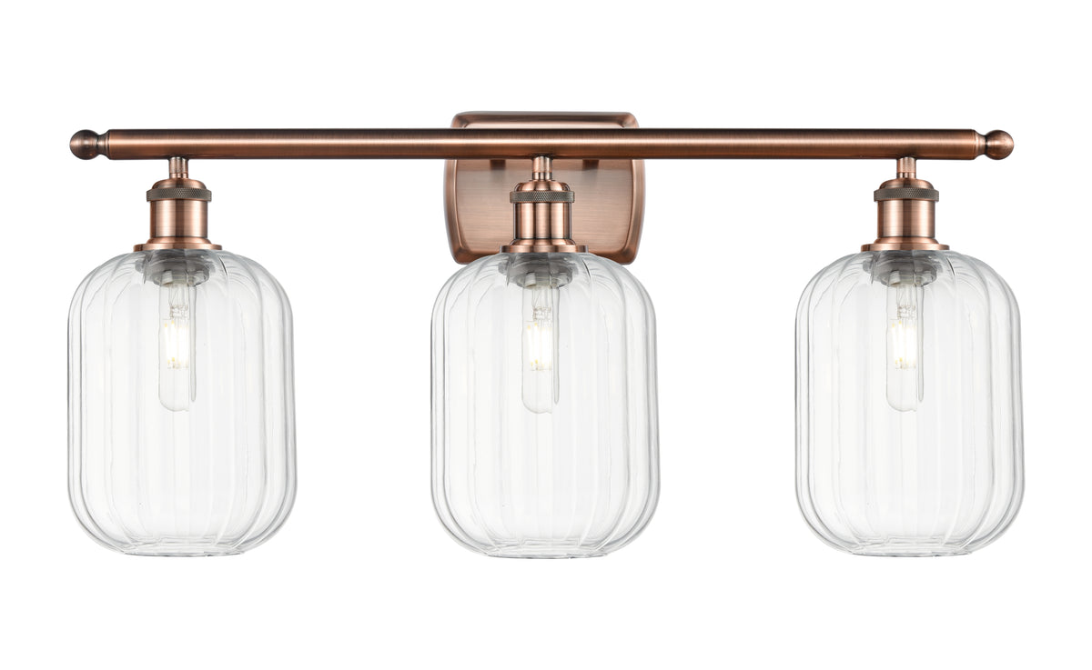 Preston Cylinder 27-Inch 3-Light Bath Vanity Light