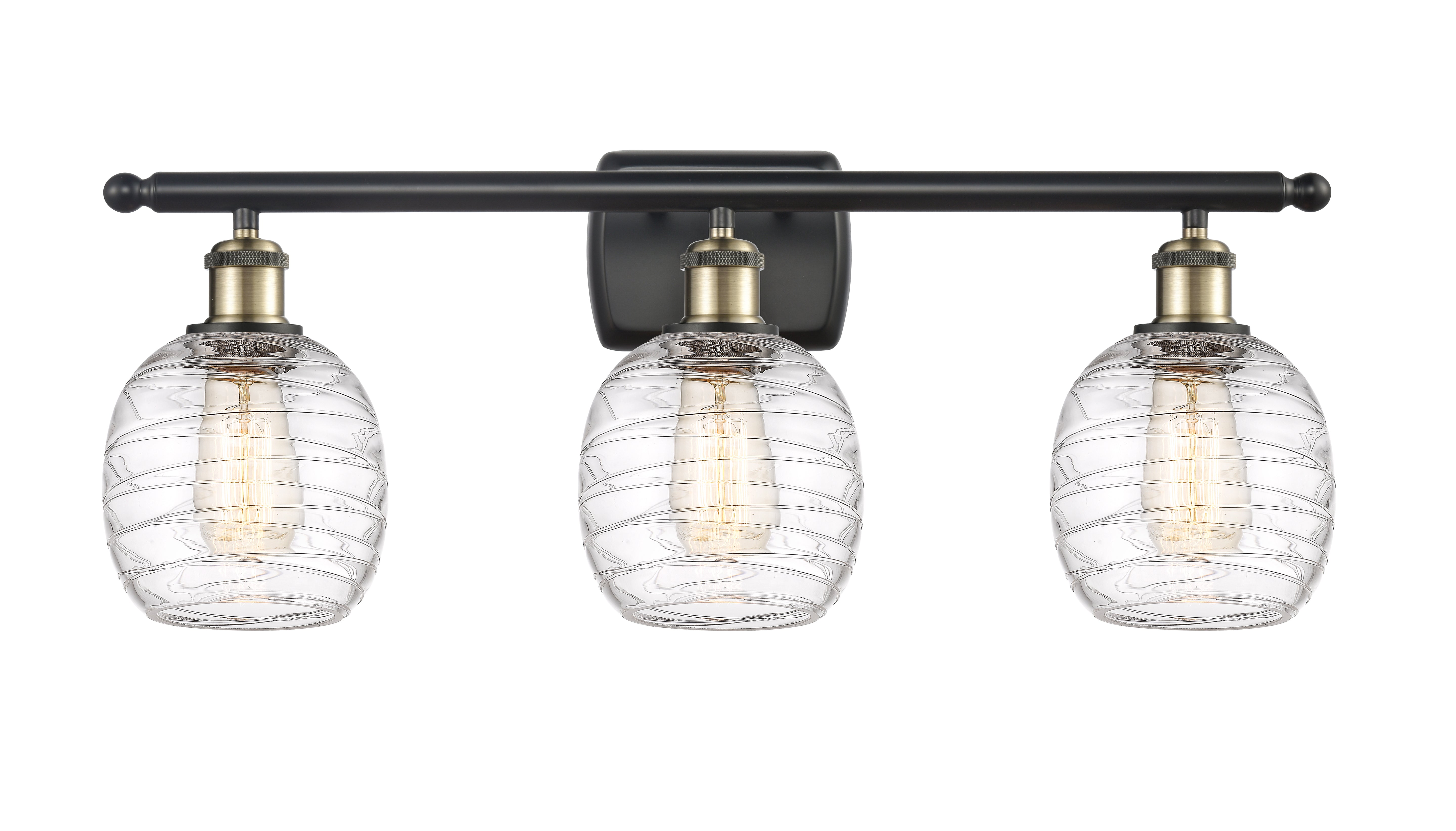 Ballston Bath Vanity Light Steel Cast Glass