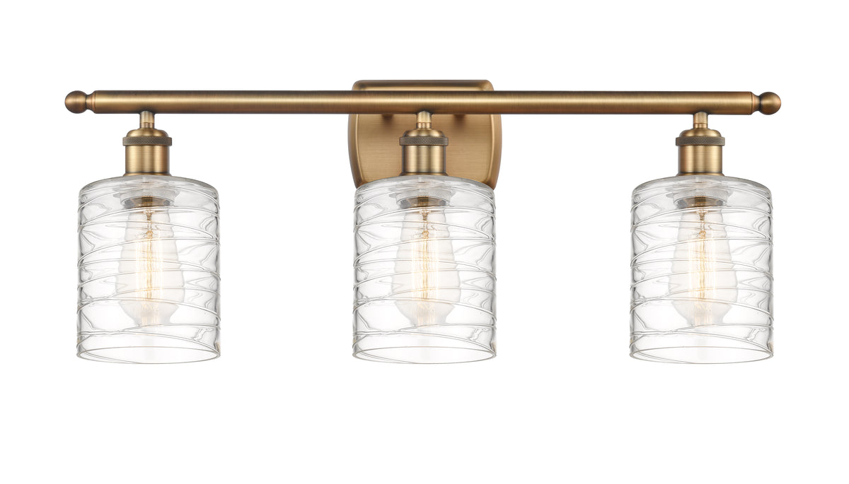 Cobbleskill 25-Inch 3-Light Bath Vanity Light with LED Bulbs