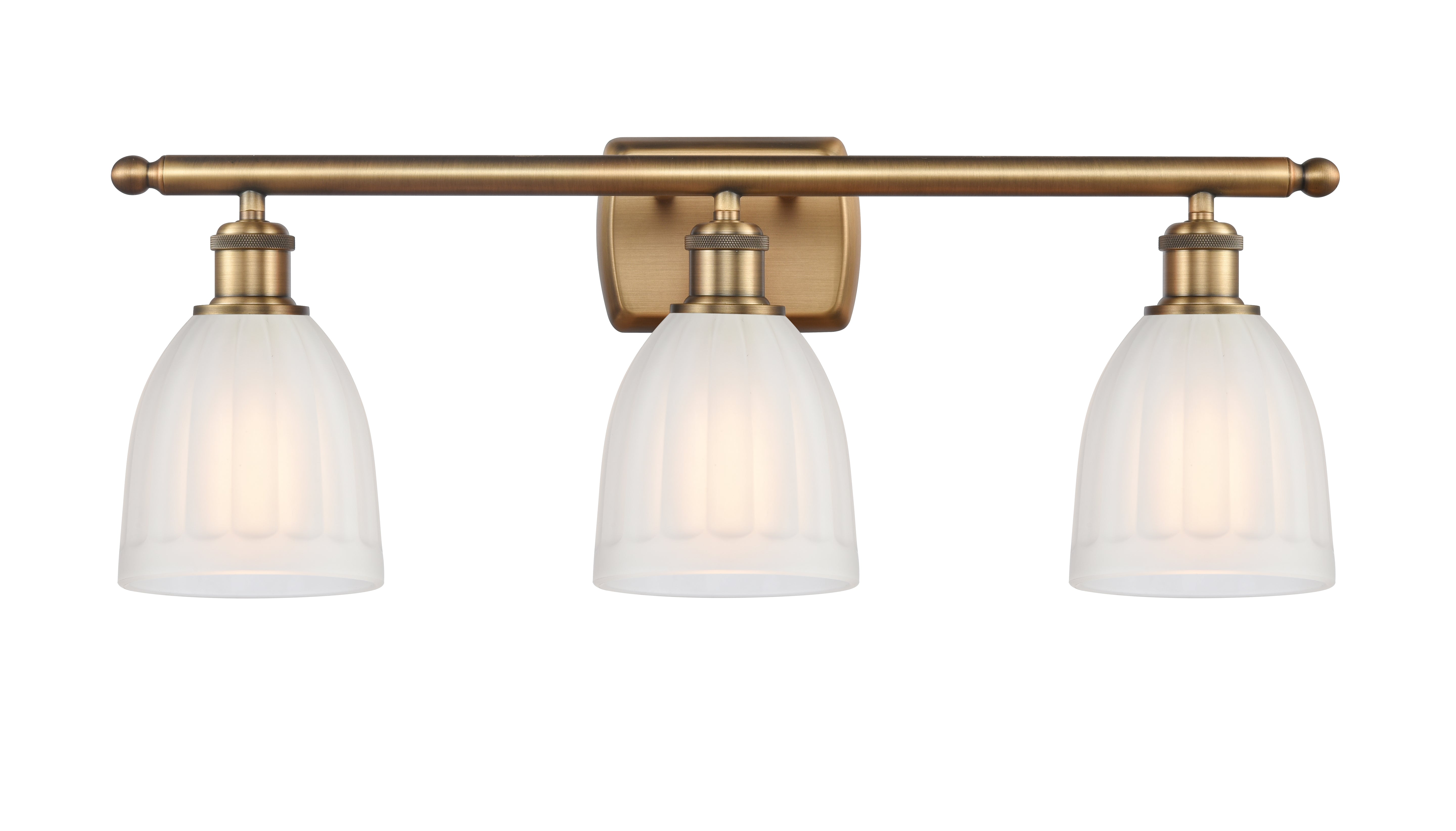 Ballston Bath Vanity Light 3 Lights Steel