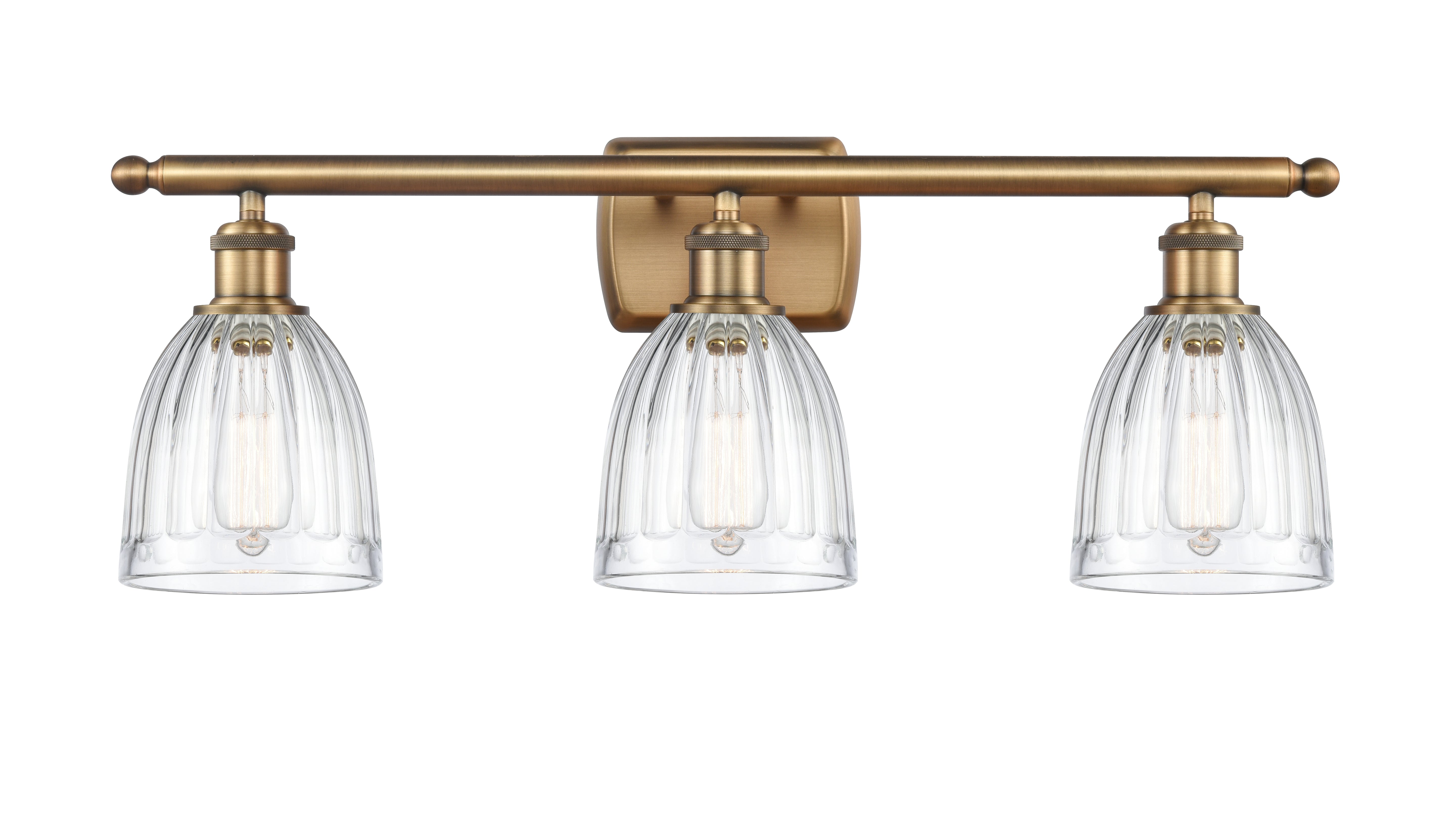 Ballston Bath Vanity Light 3 Lights Steel