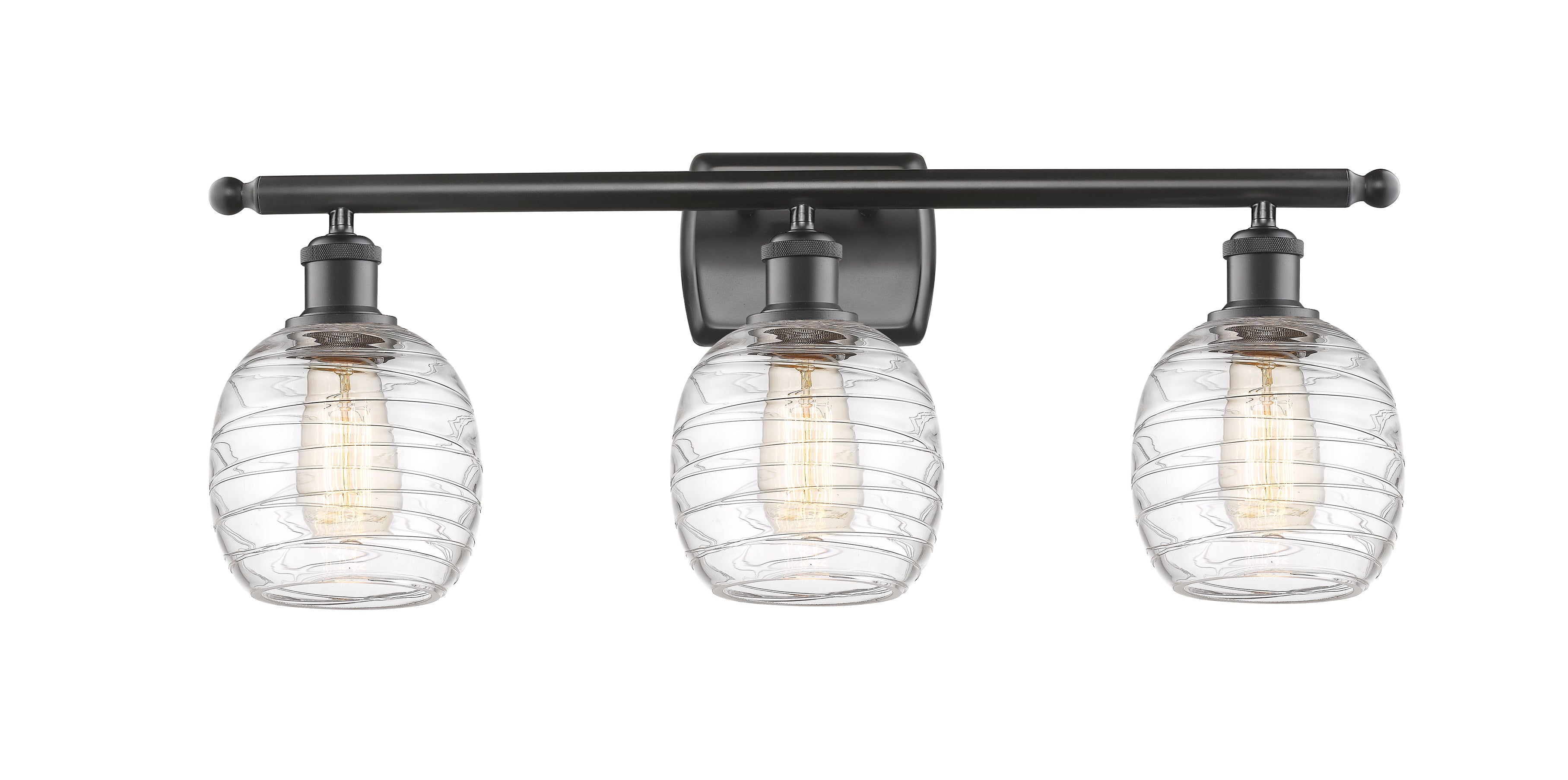Ballston Bath Vanity Light Steel Cast Glass