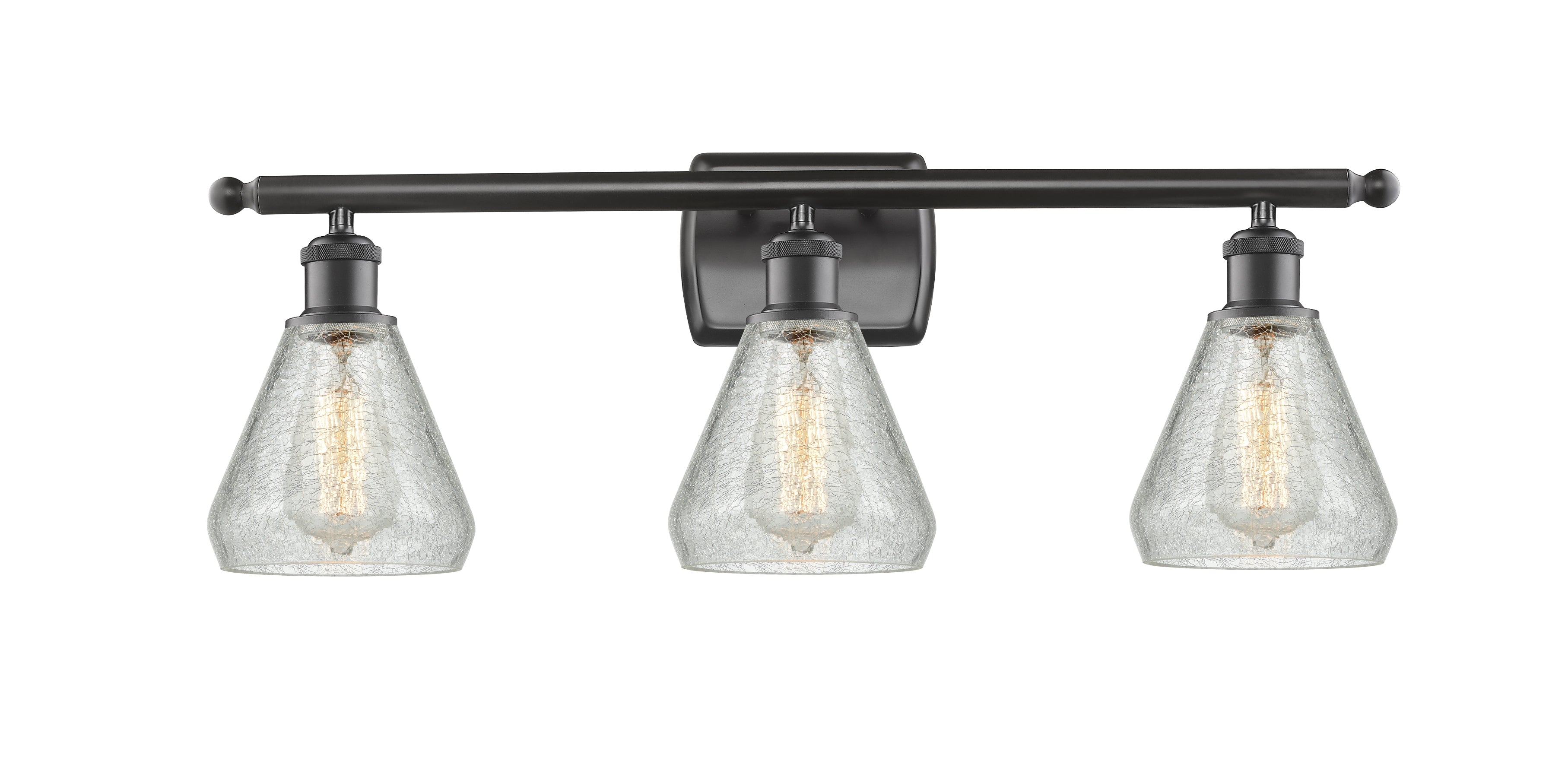 Ballston Bath Vanity Light Cast Brass Glass