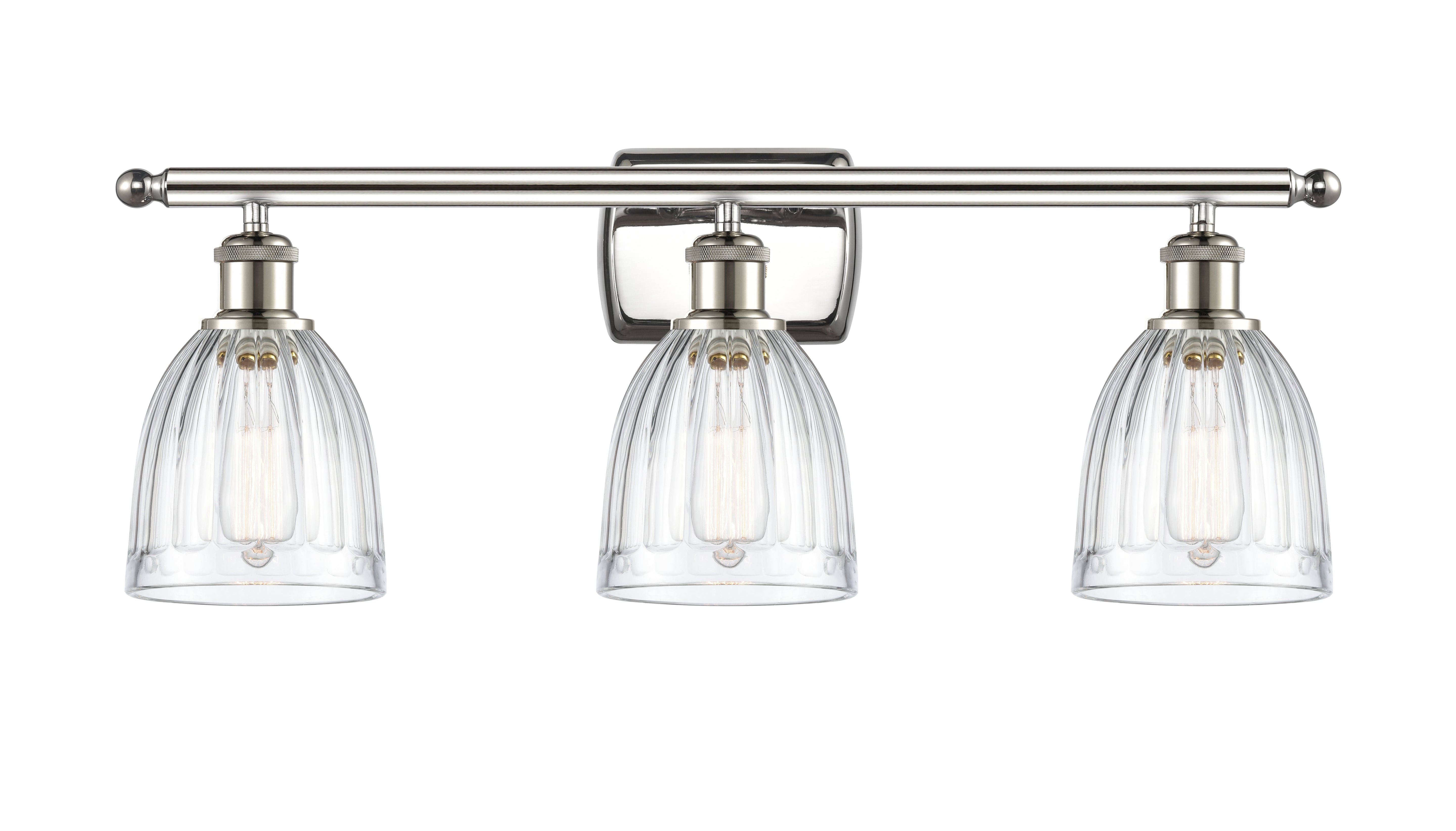 Ballston Bath Vanity Light 3 Lights Steel