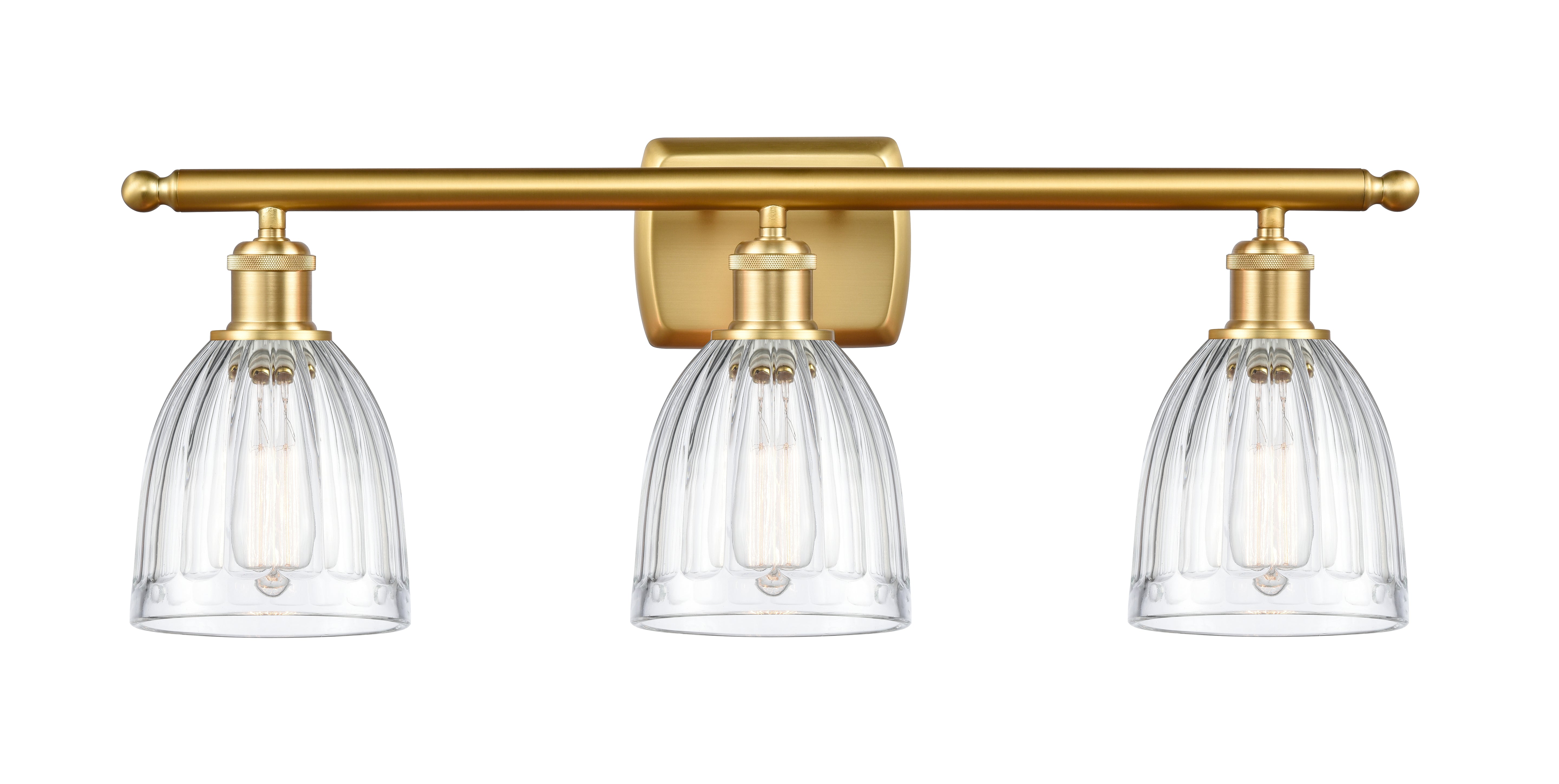 Ballston Bath Vanity Light 3 Lights Steel