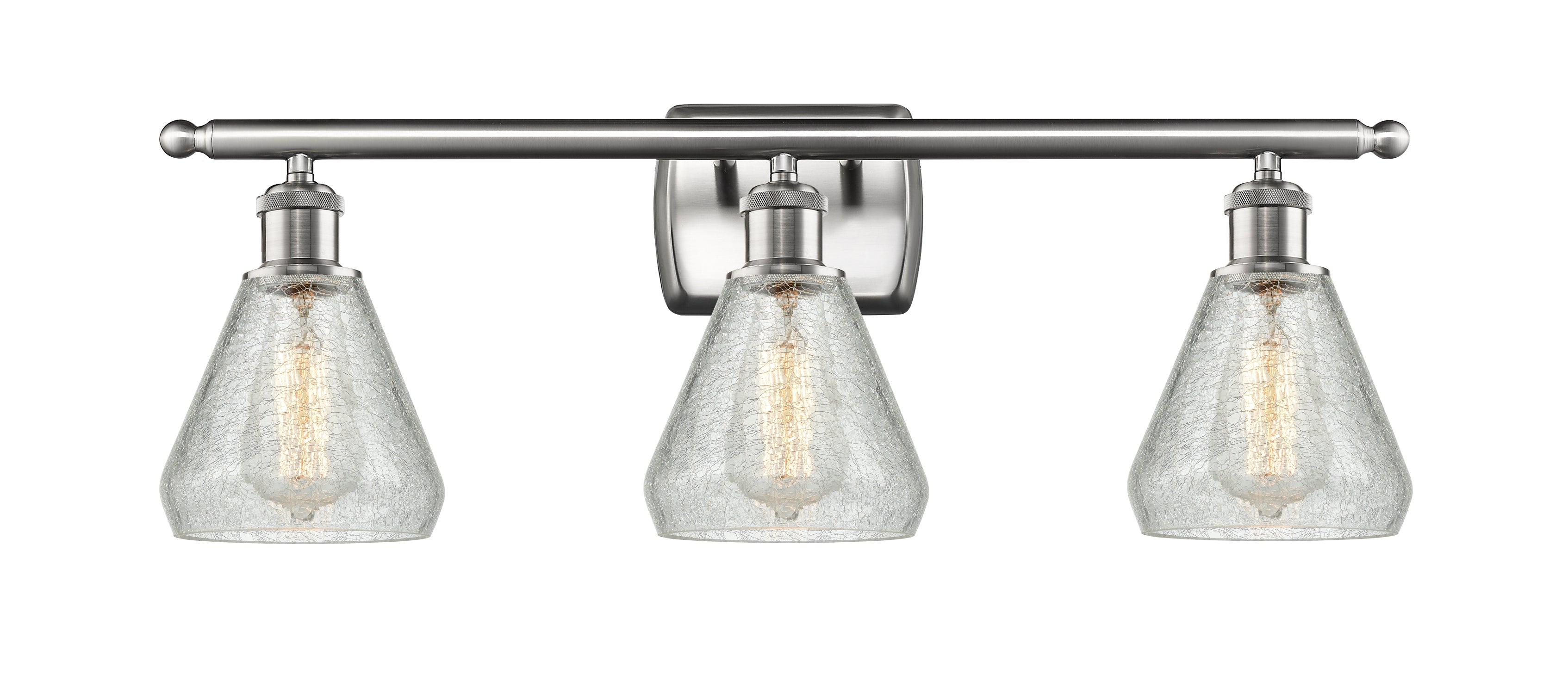 Ballston Bath Vanity Light Cast Brass Glass