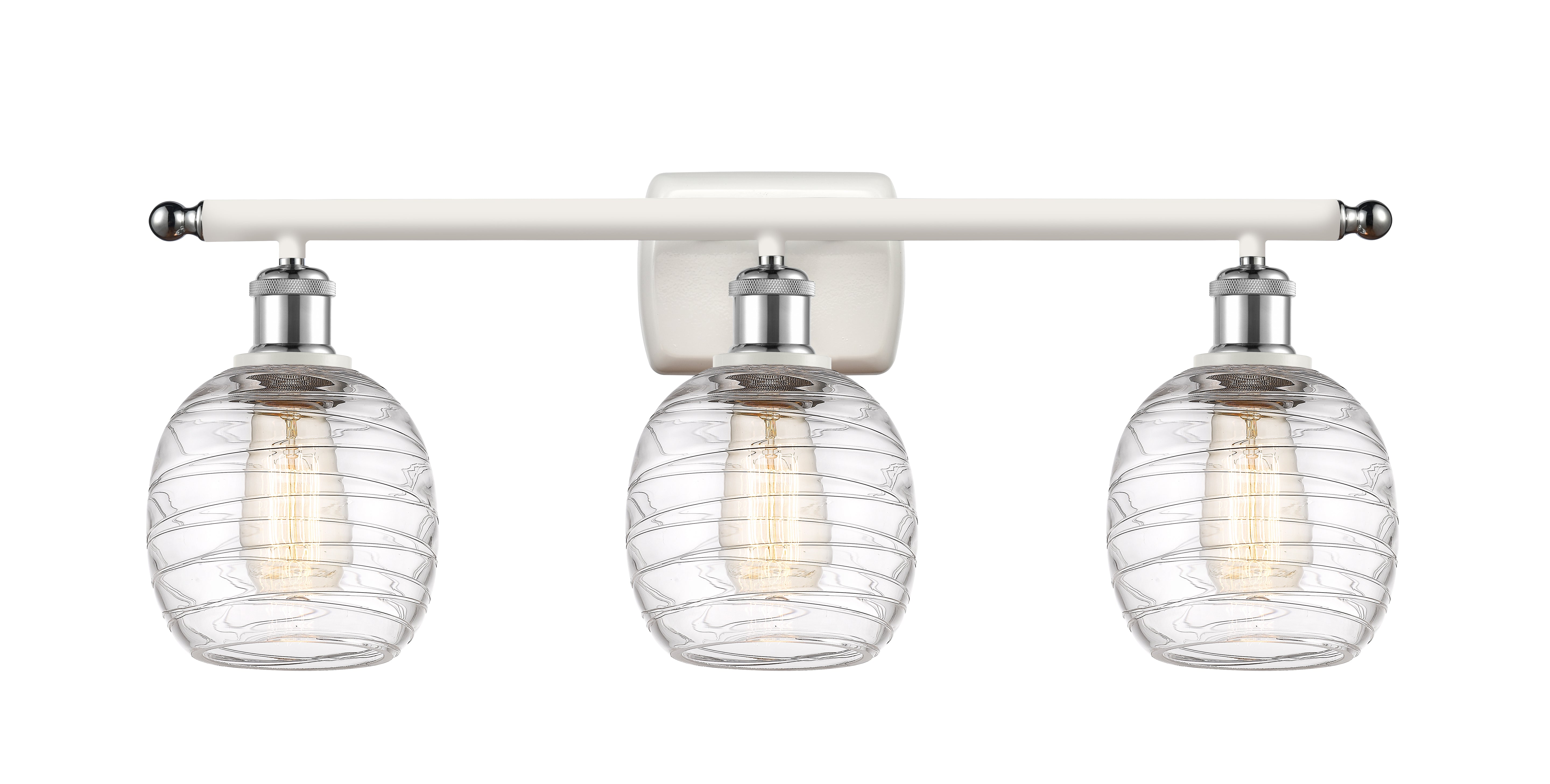 Ballston Bath Vanity Light Steel Cast Glass