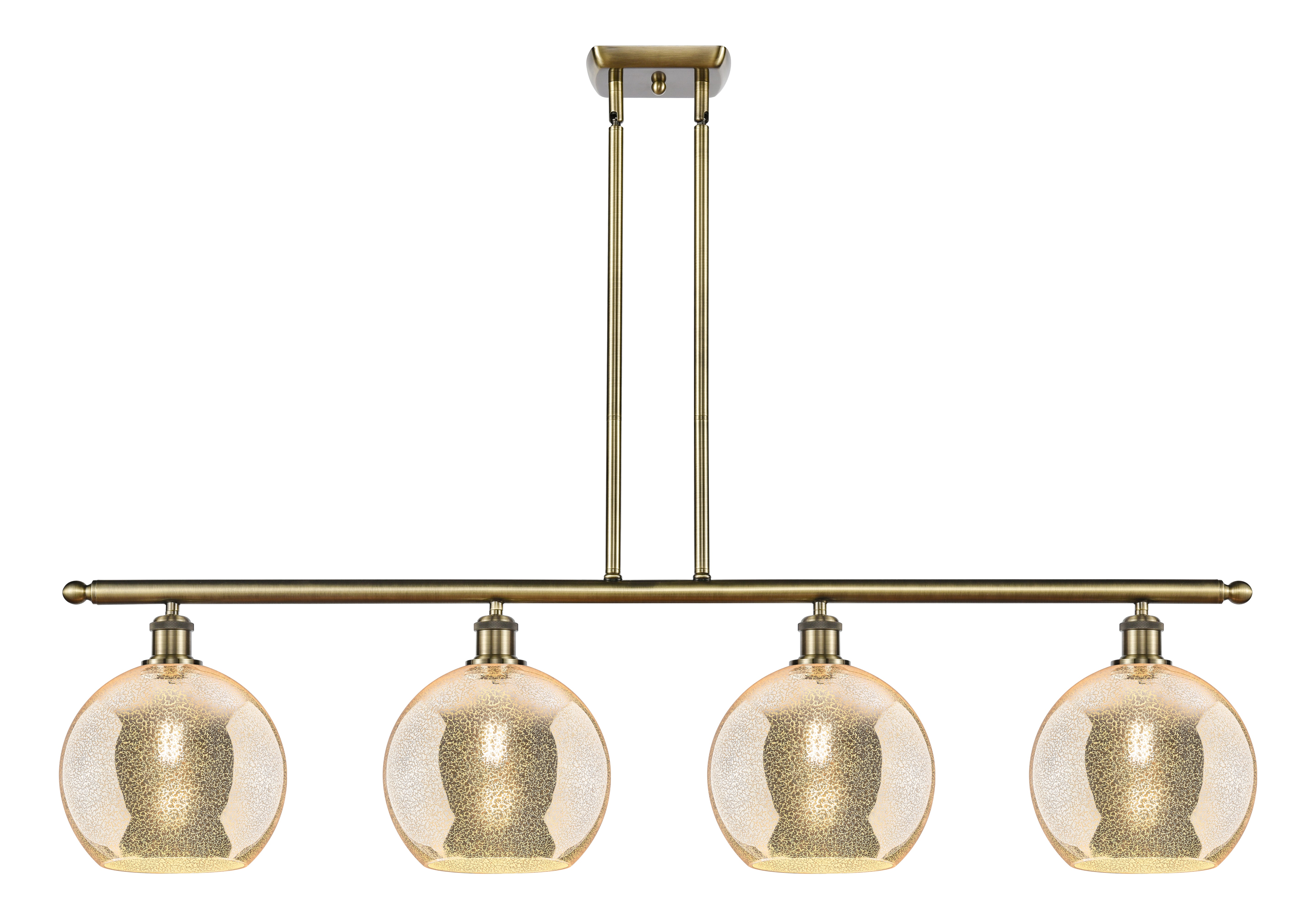 Ballston Island Light Steel Cast Brass
