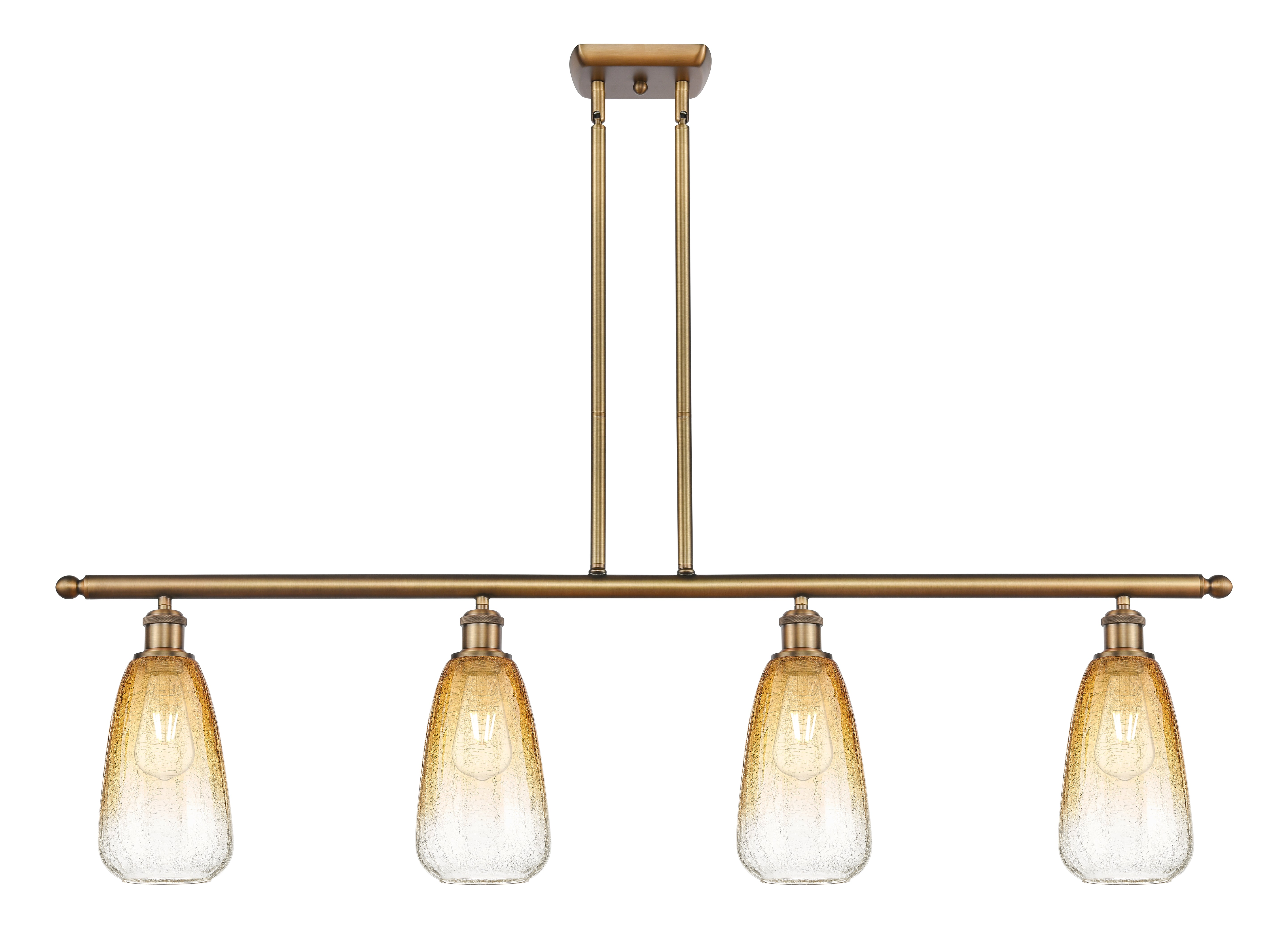 Ballston Island Light Cast Brass Finish