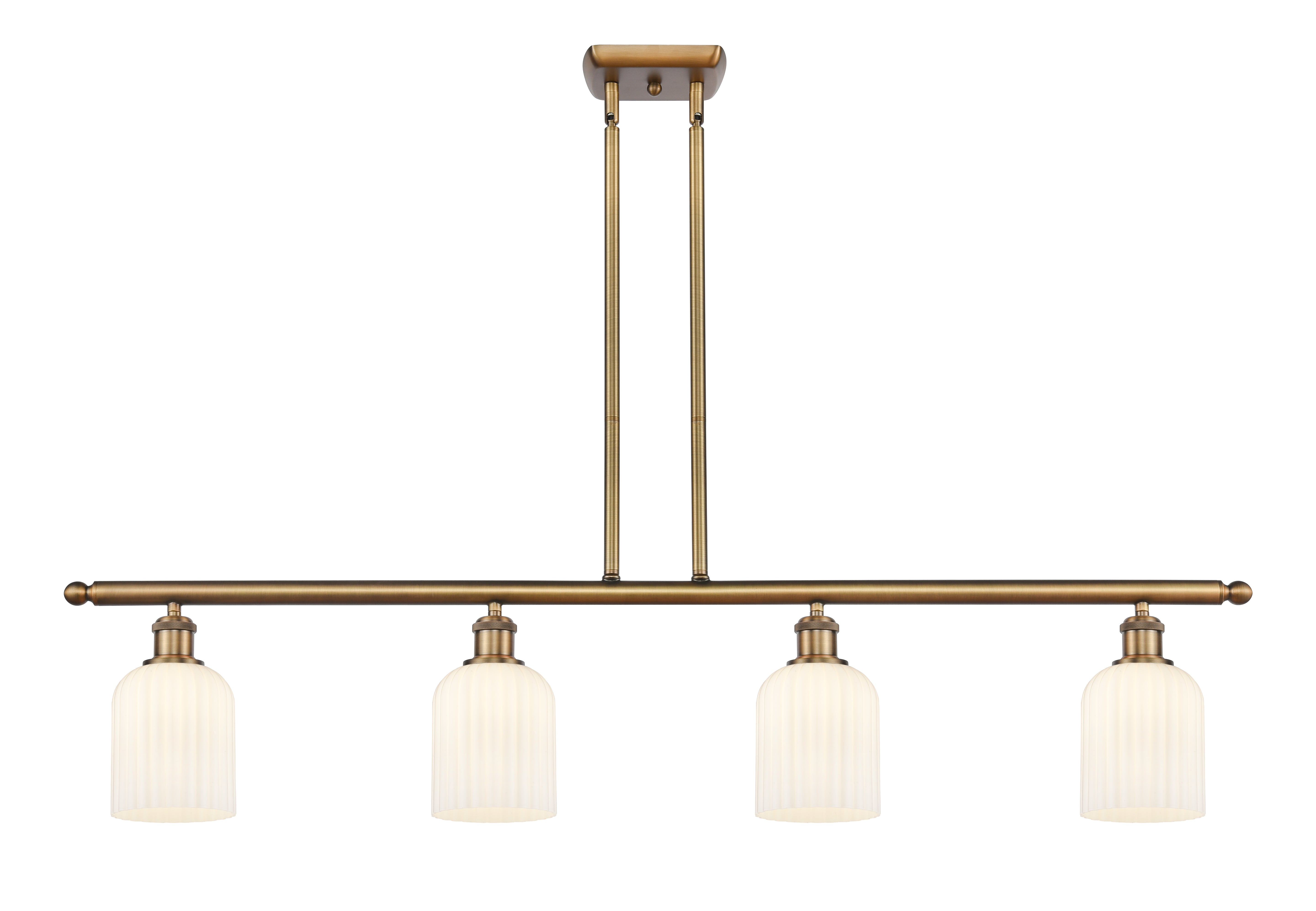Ballston Island Light Cast Brass Finish