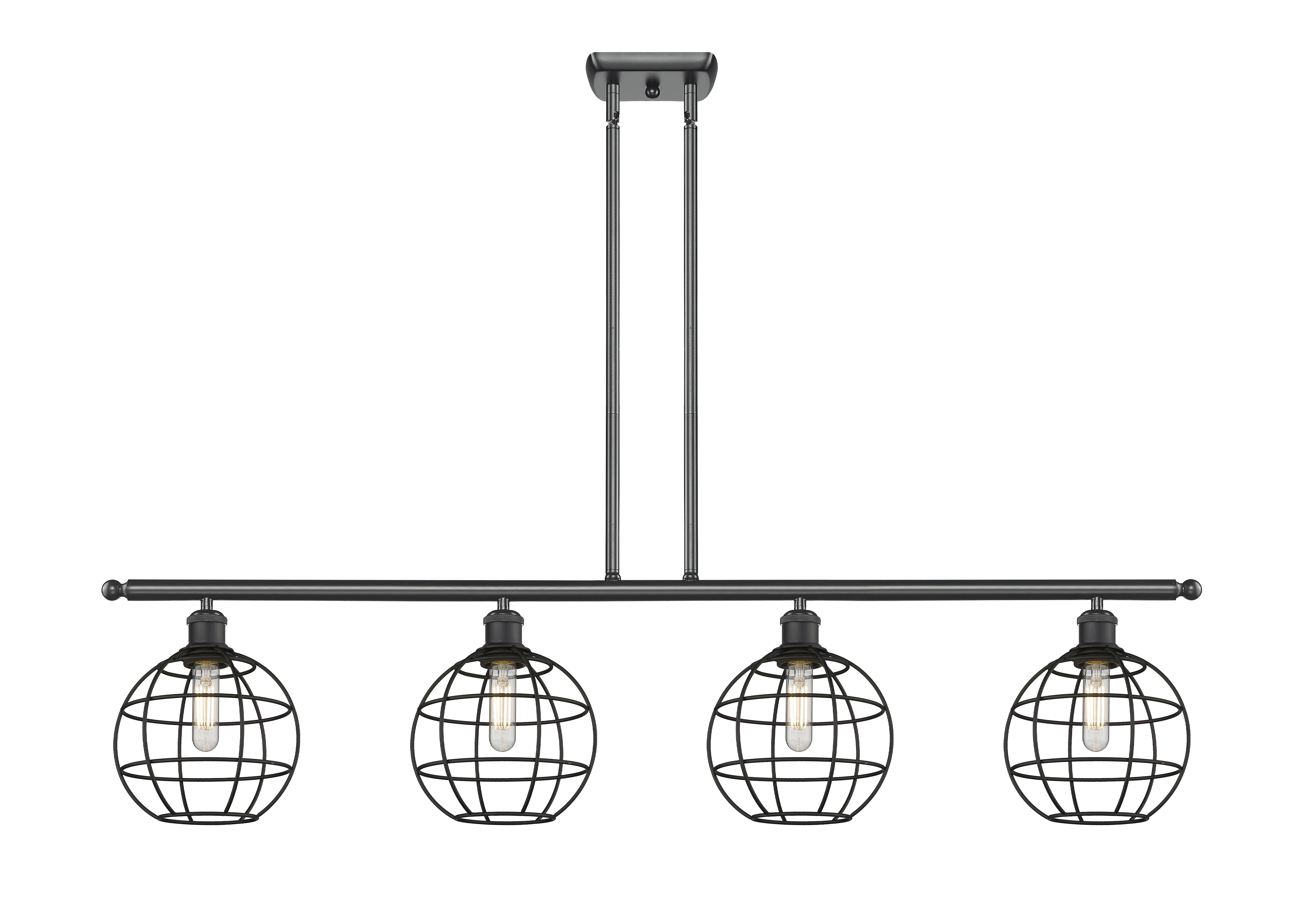 Ballston Island Light Cast Brass Finish