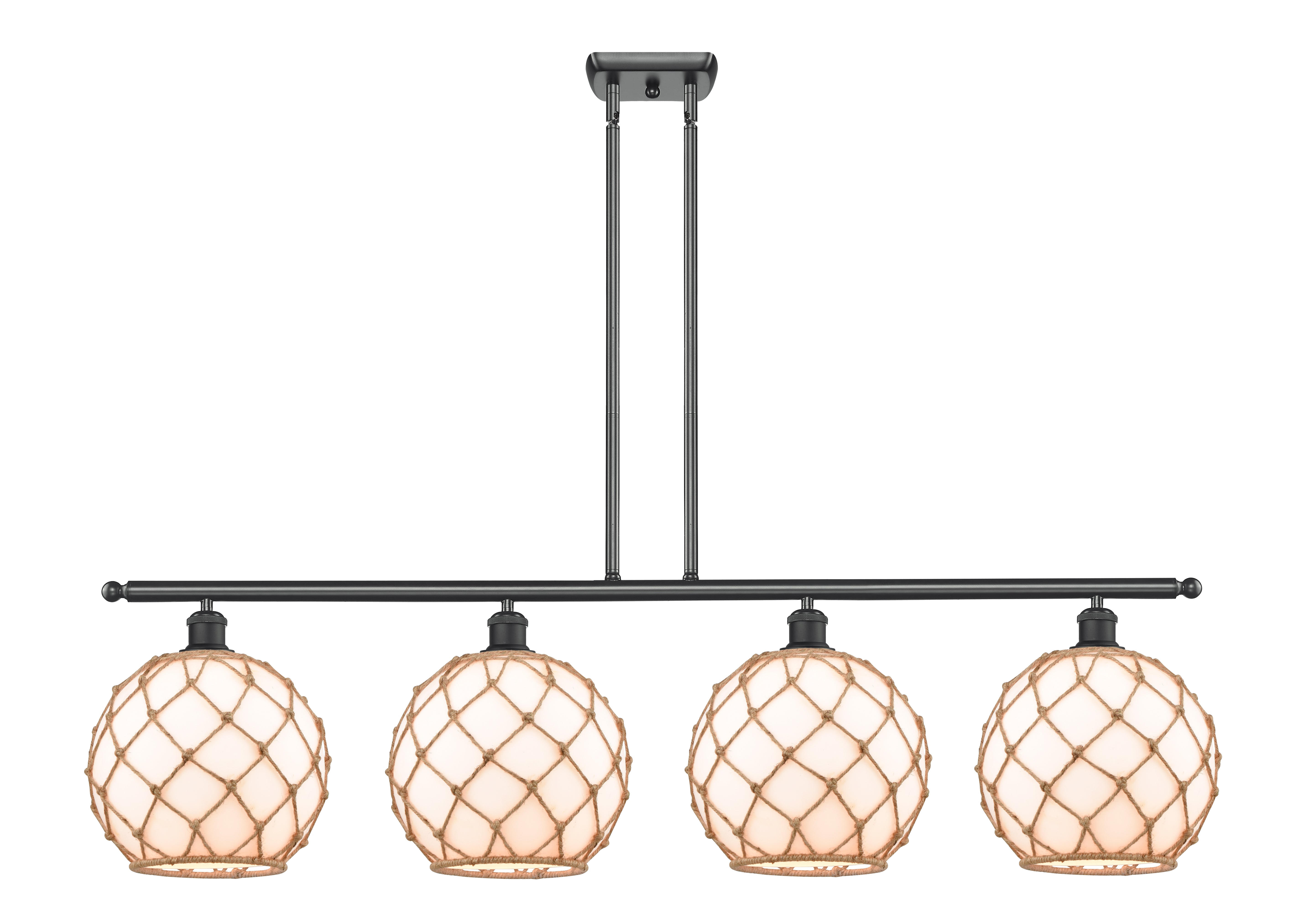 Ballston Island Light Cast Brass Finish