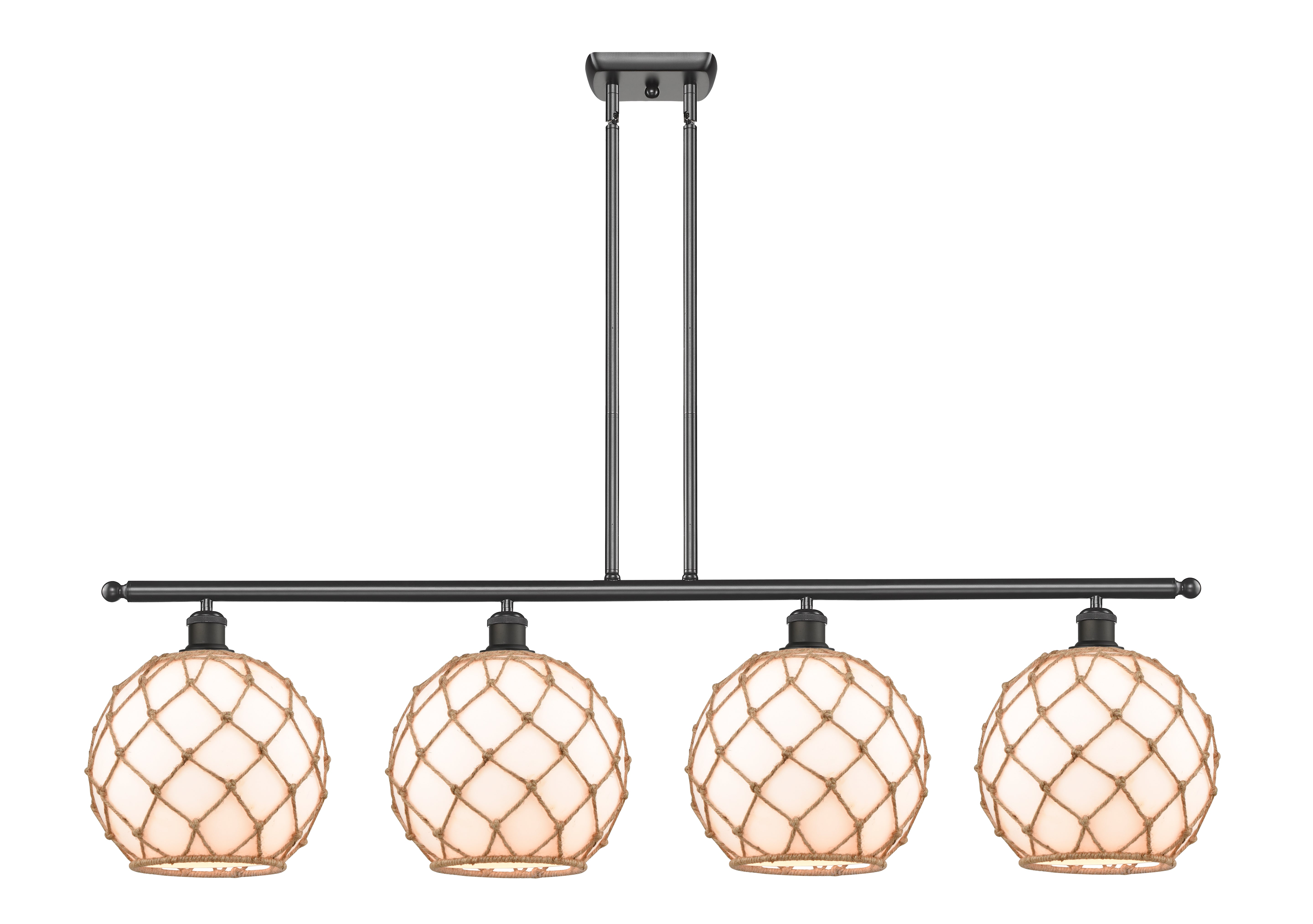 Ballston Island Light Cast Brass Finish