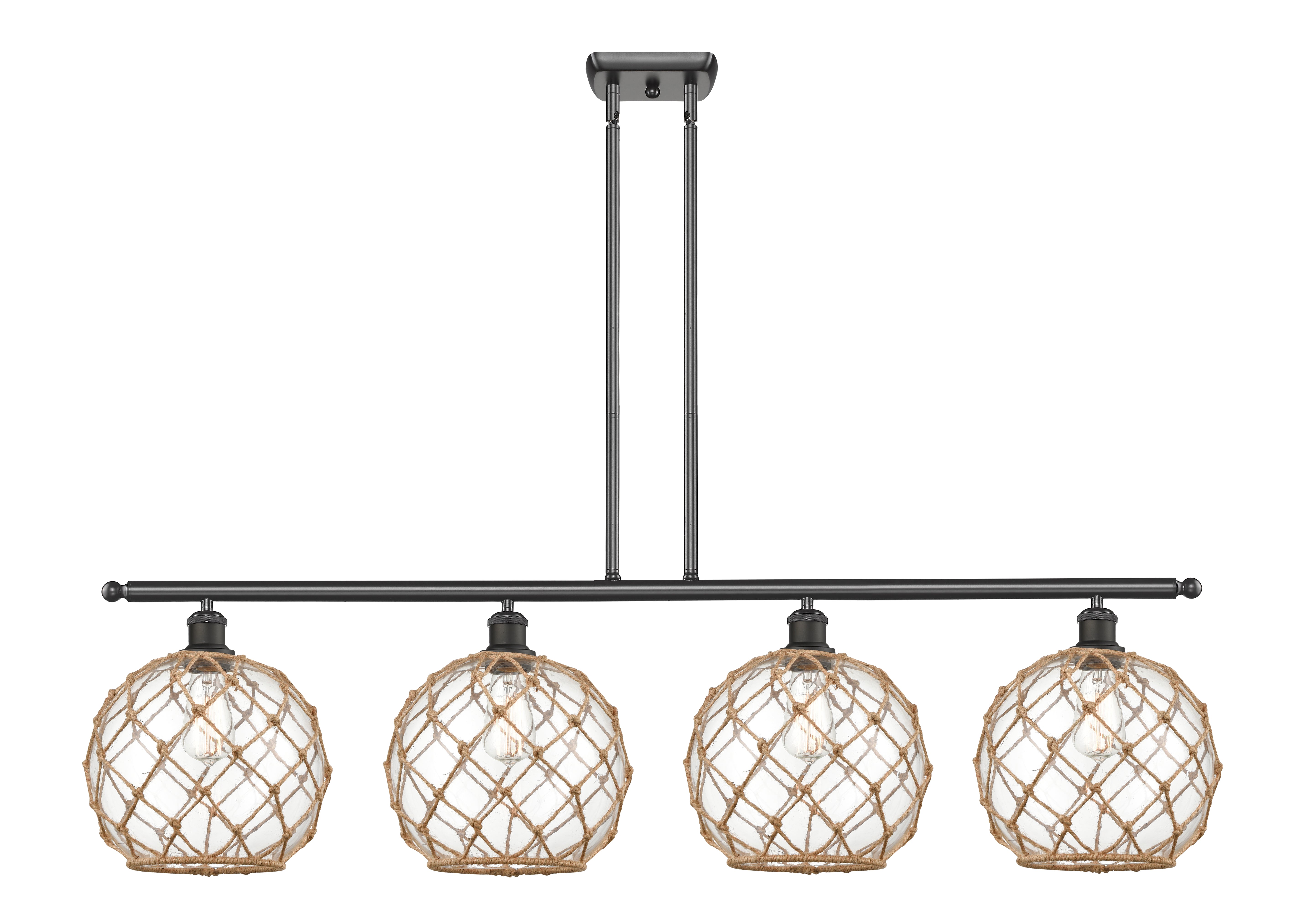 Ballston Island Light Cast Brass Finish
