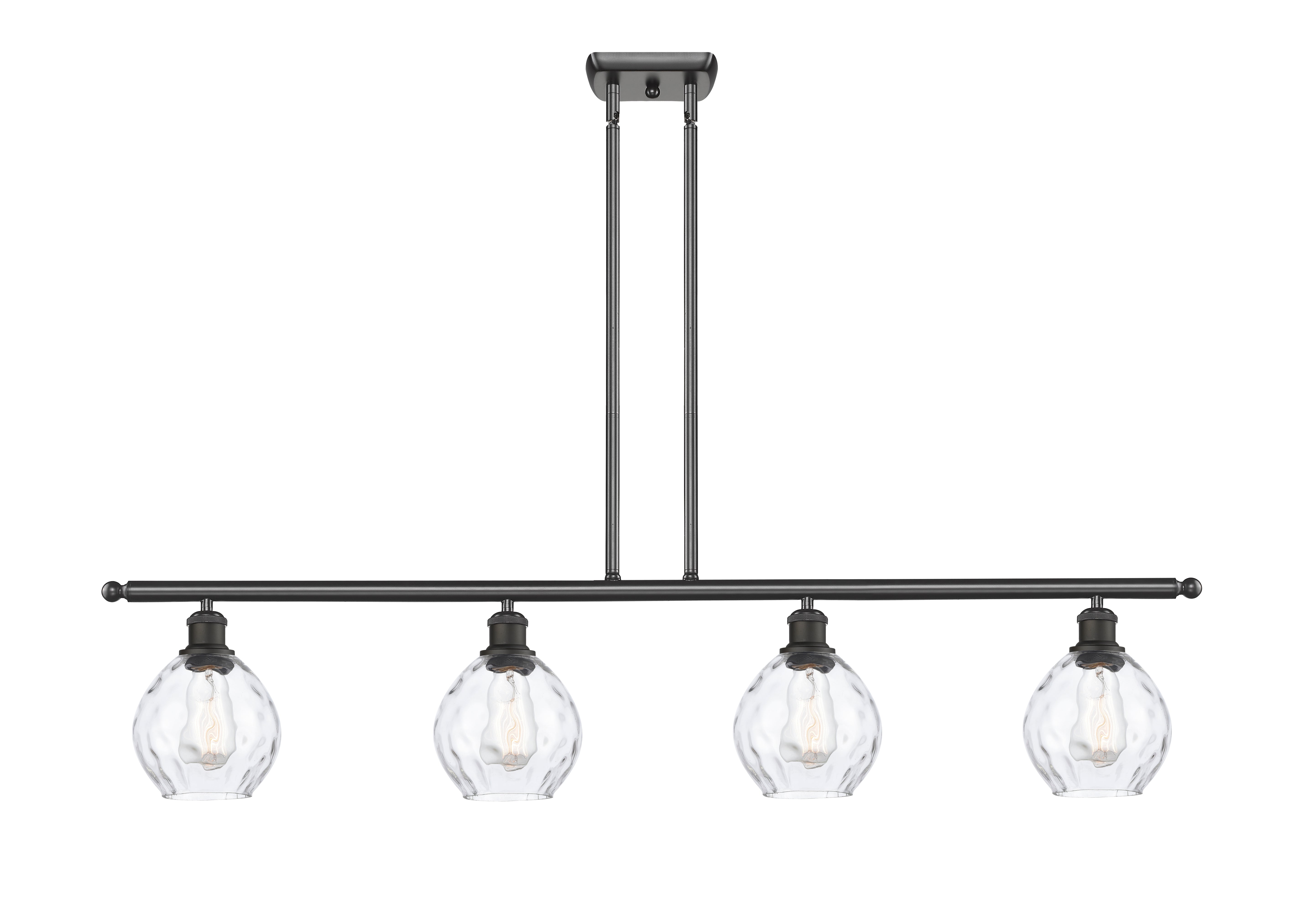 Ballston Island Light Cast Brass 6 Light
