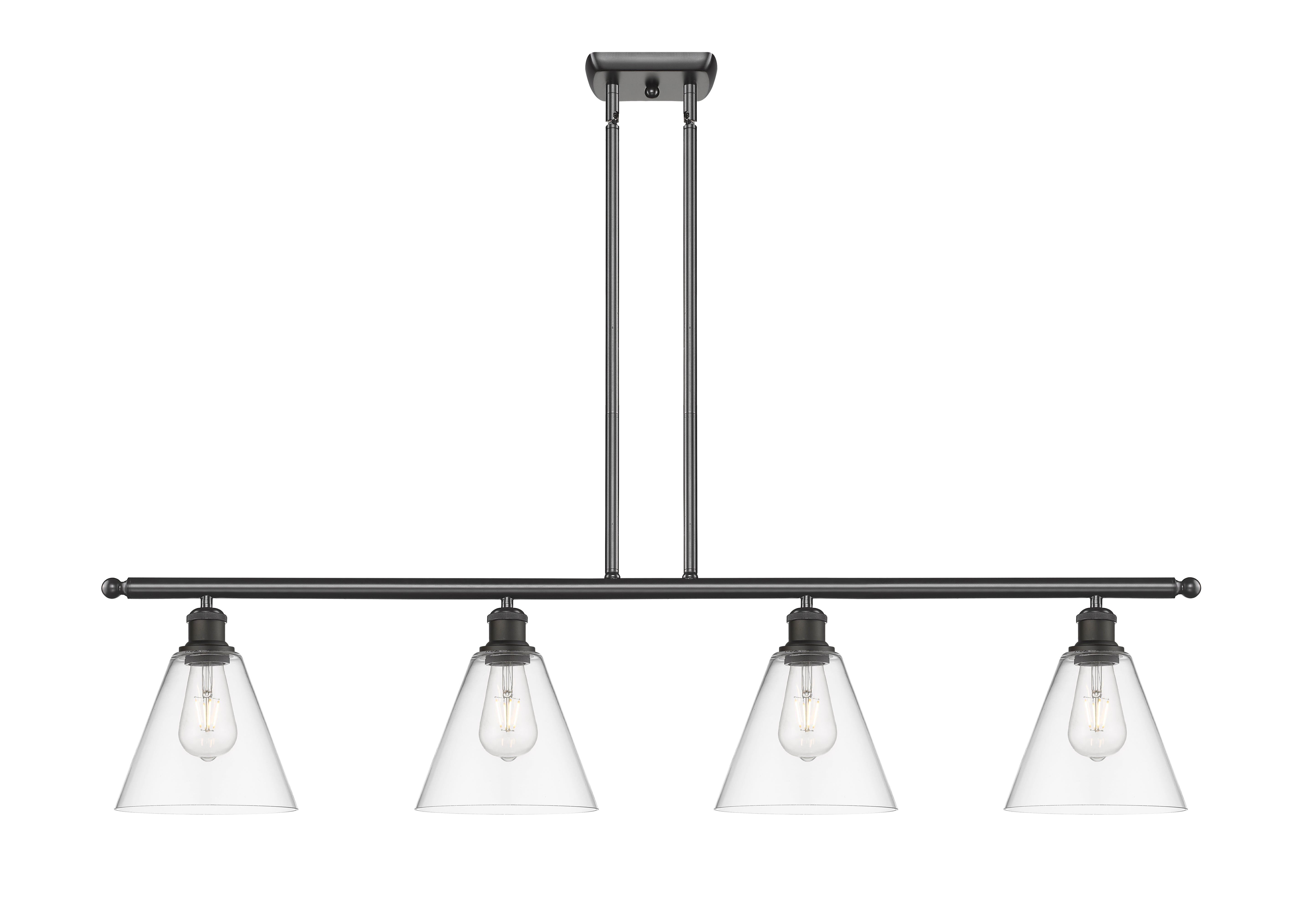 Ballston Island Light Cast Brass Finish