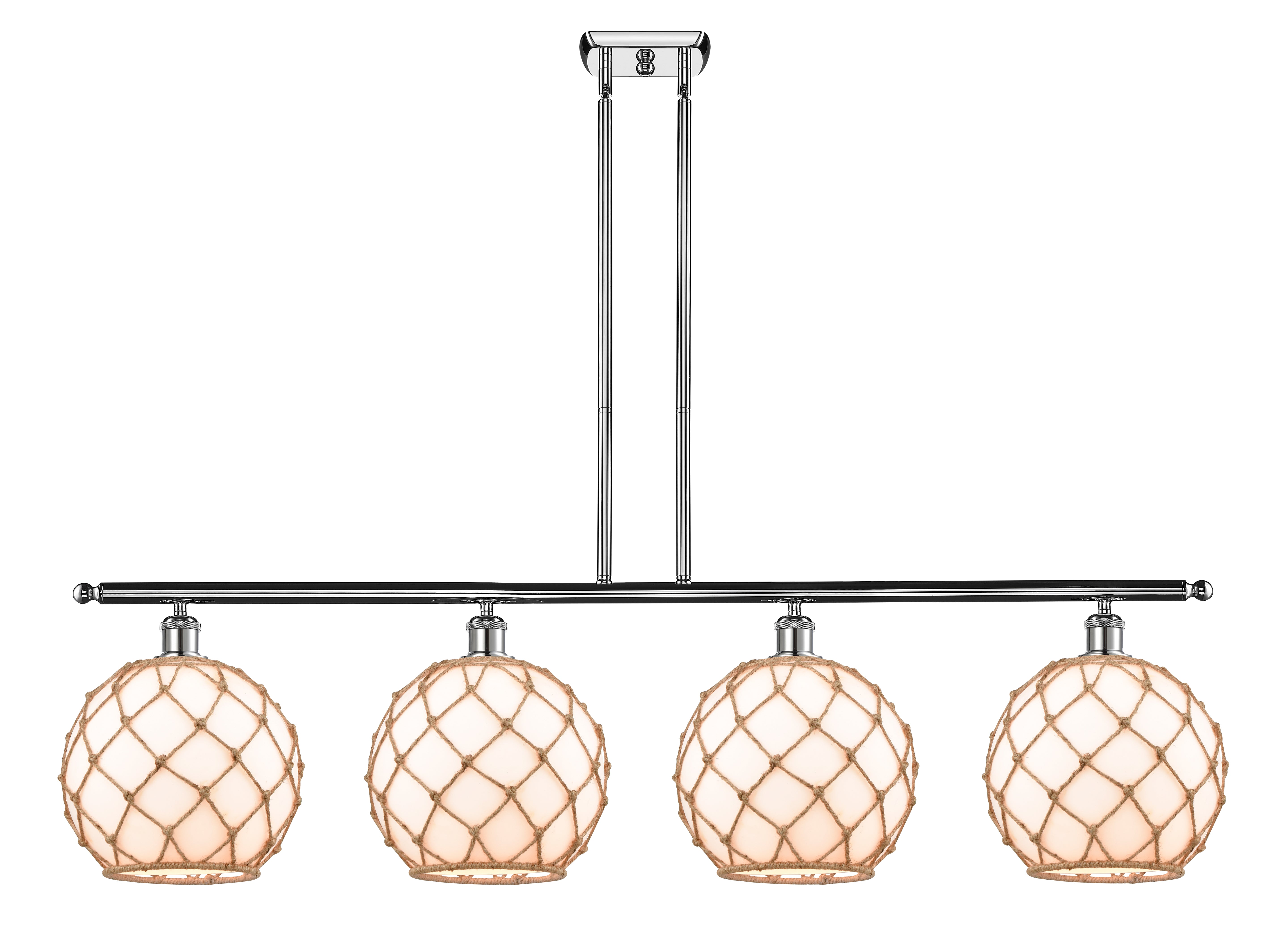 Ballston Island Light Cast Brass Finish