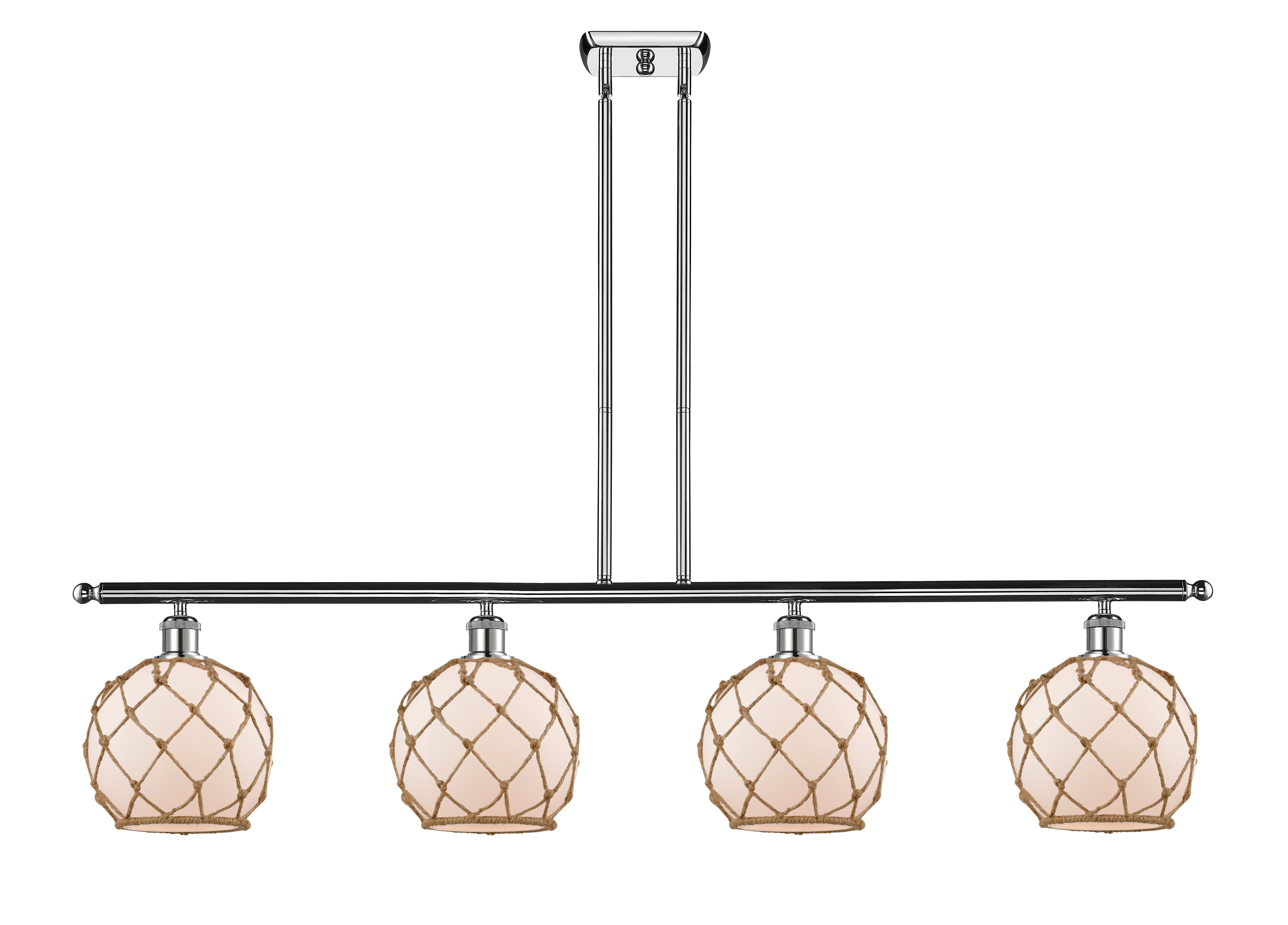 Ballston Island Light Cast Brass Finish