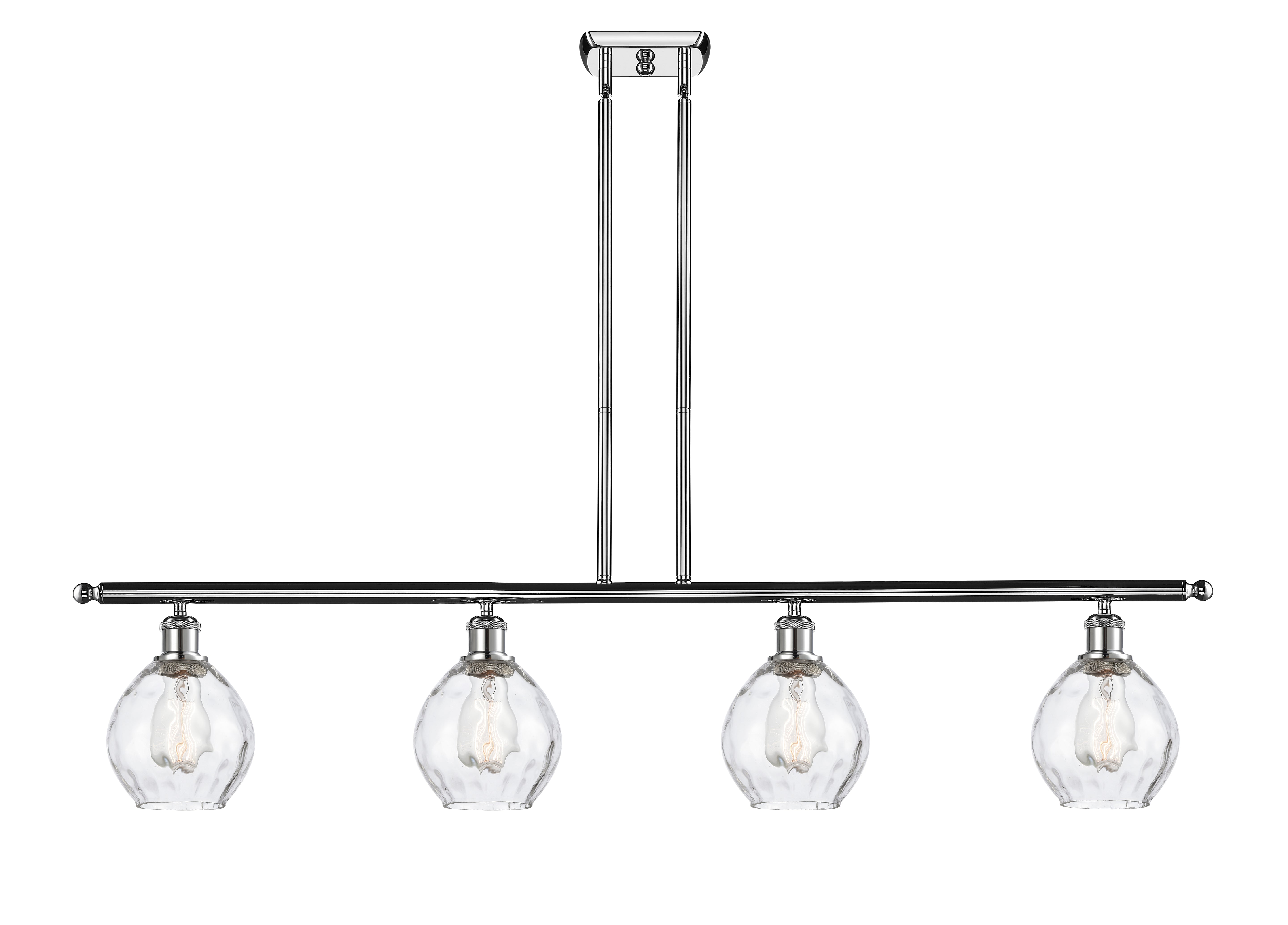Ballston Island Light Cast Brass 6 Light