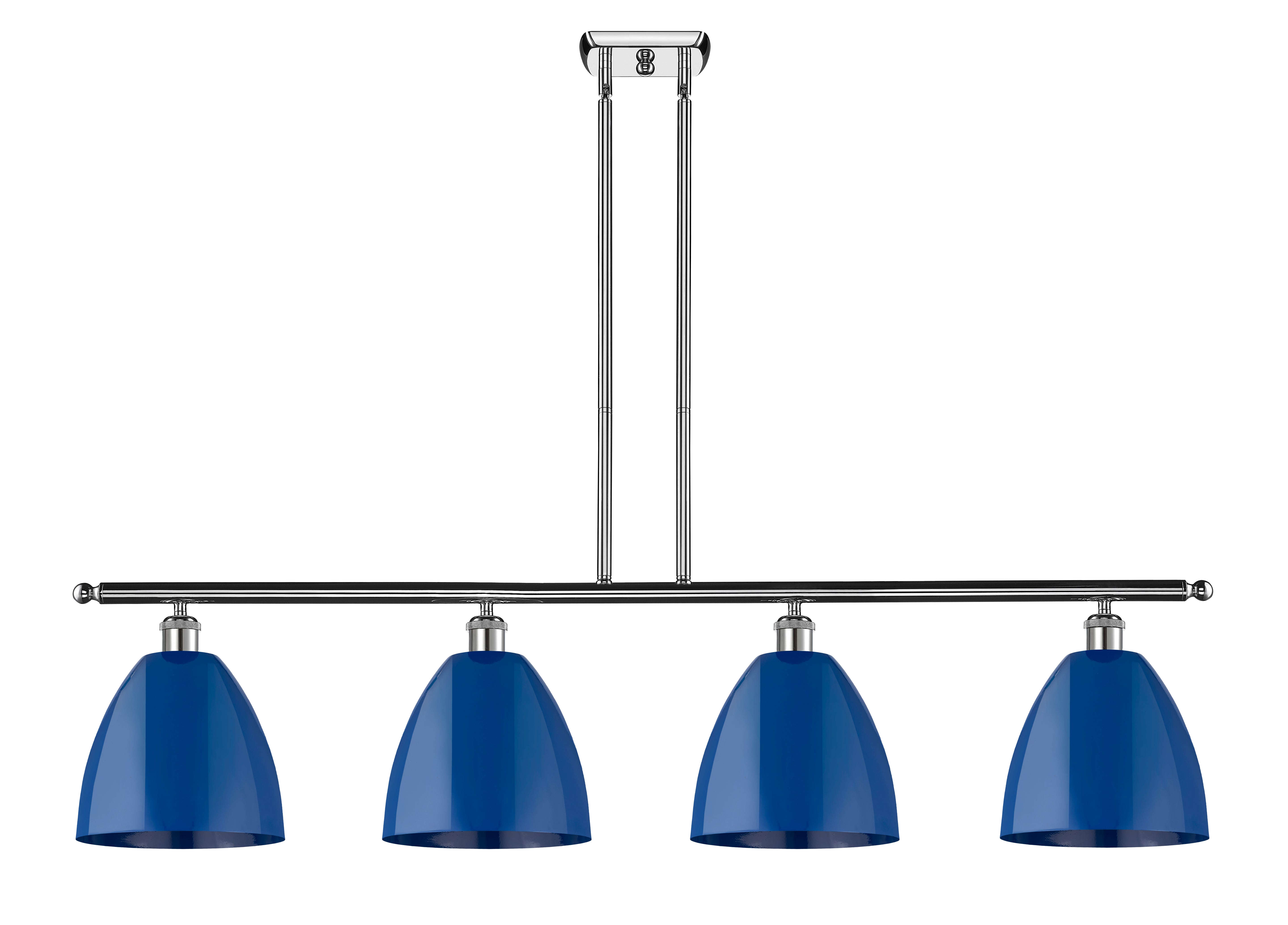 Ballston Island Light 48 Inch Steel Finish